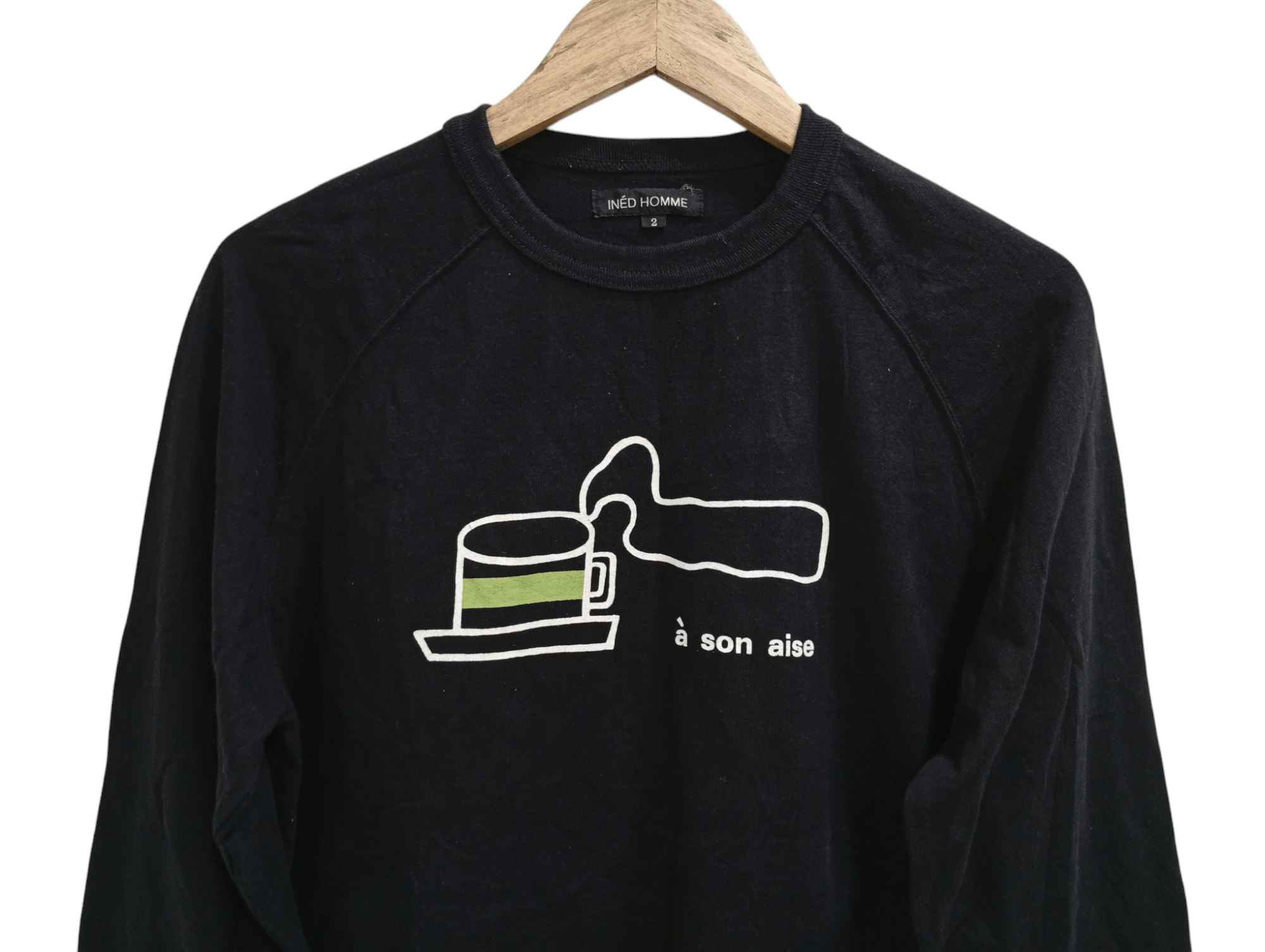 Japanese Brand × Vintage × Yohji Yamamoto 🔥🔥Ined A Son Aise LS T-Shirt Size US M / EU 48-50 / 2 - 10 Thumbnail