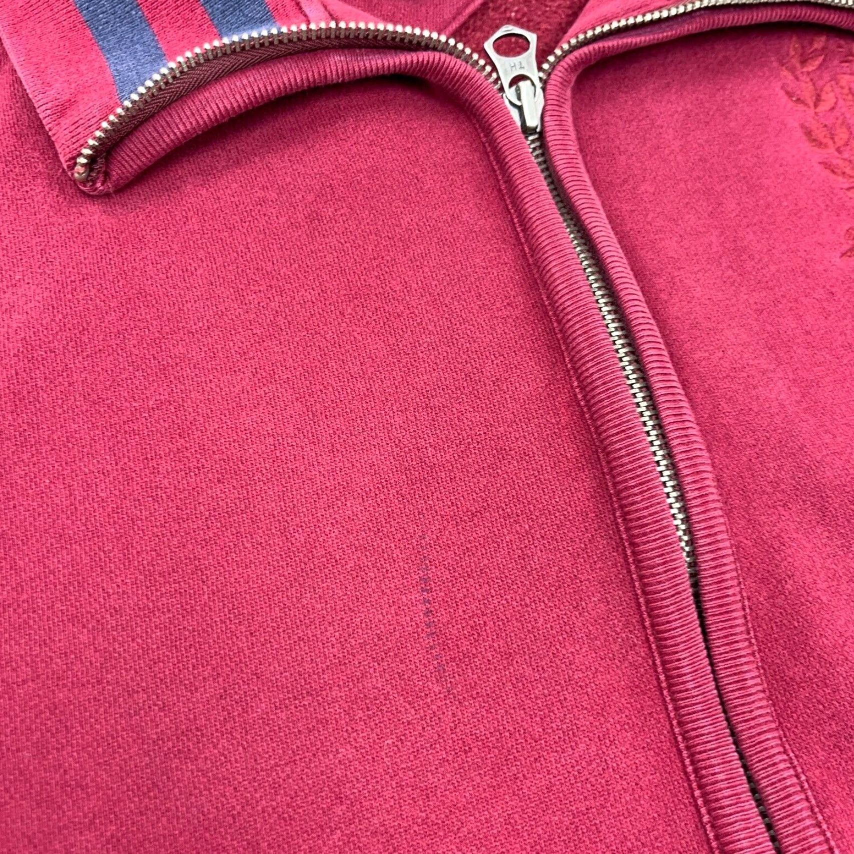 Tommy Hilfiger Tommy Hilfiger Sweater Cardigan Men XL Red Blue Fleece Jacket Full Zip Crest 2XL Size Regular Cotton Knit Style Classic Pattern Solid Size US XXL / EU 58 / 5 - 4 Thumbnail