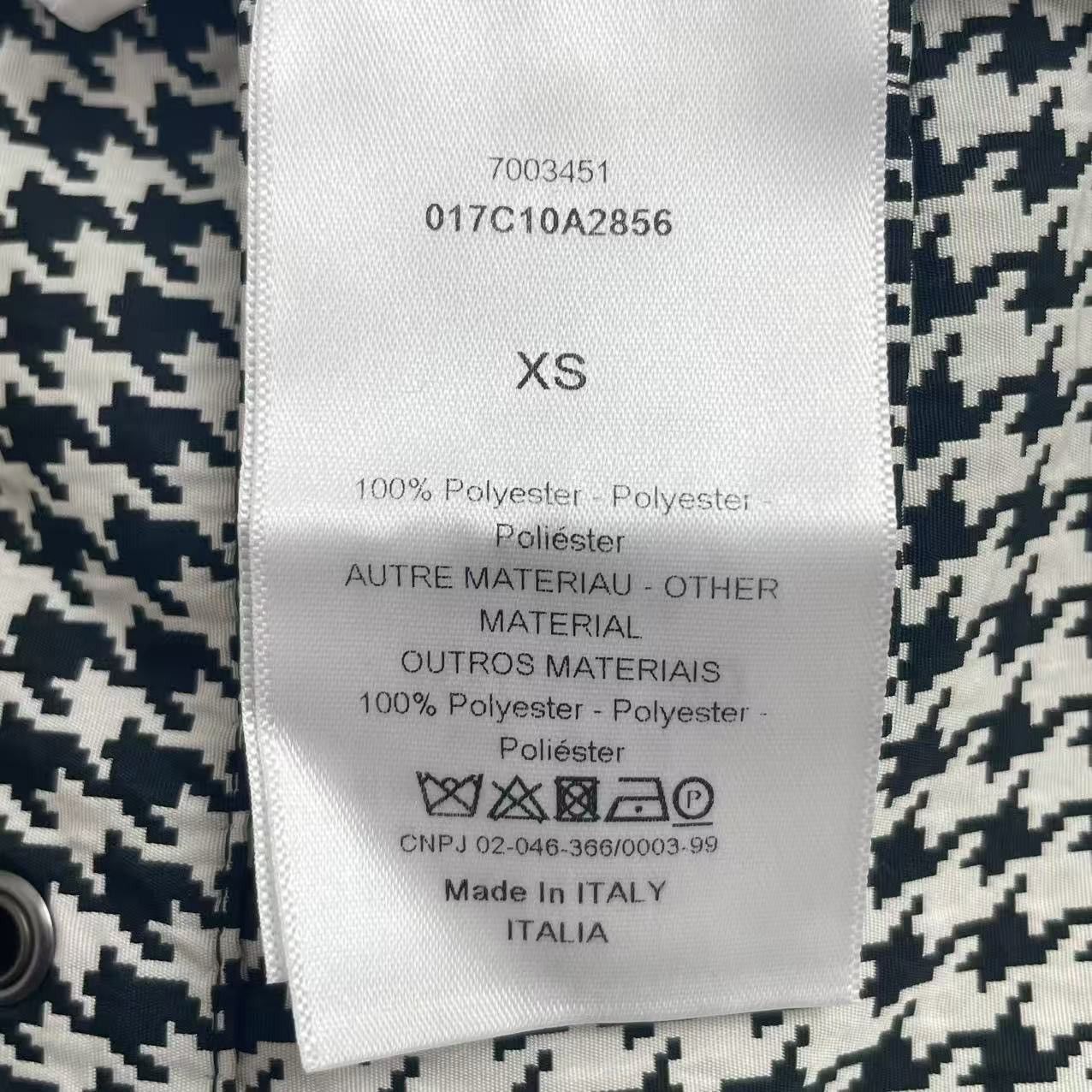 Dior Dior FW22 Plaid All-over Print Long Sleeve Jacket K26WX Size US XS / EU 42 / 0 - 8 Thumbnail