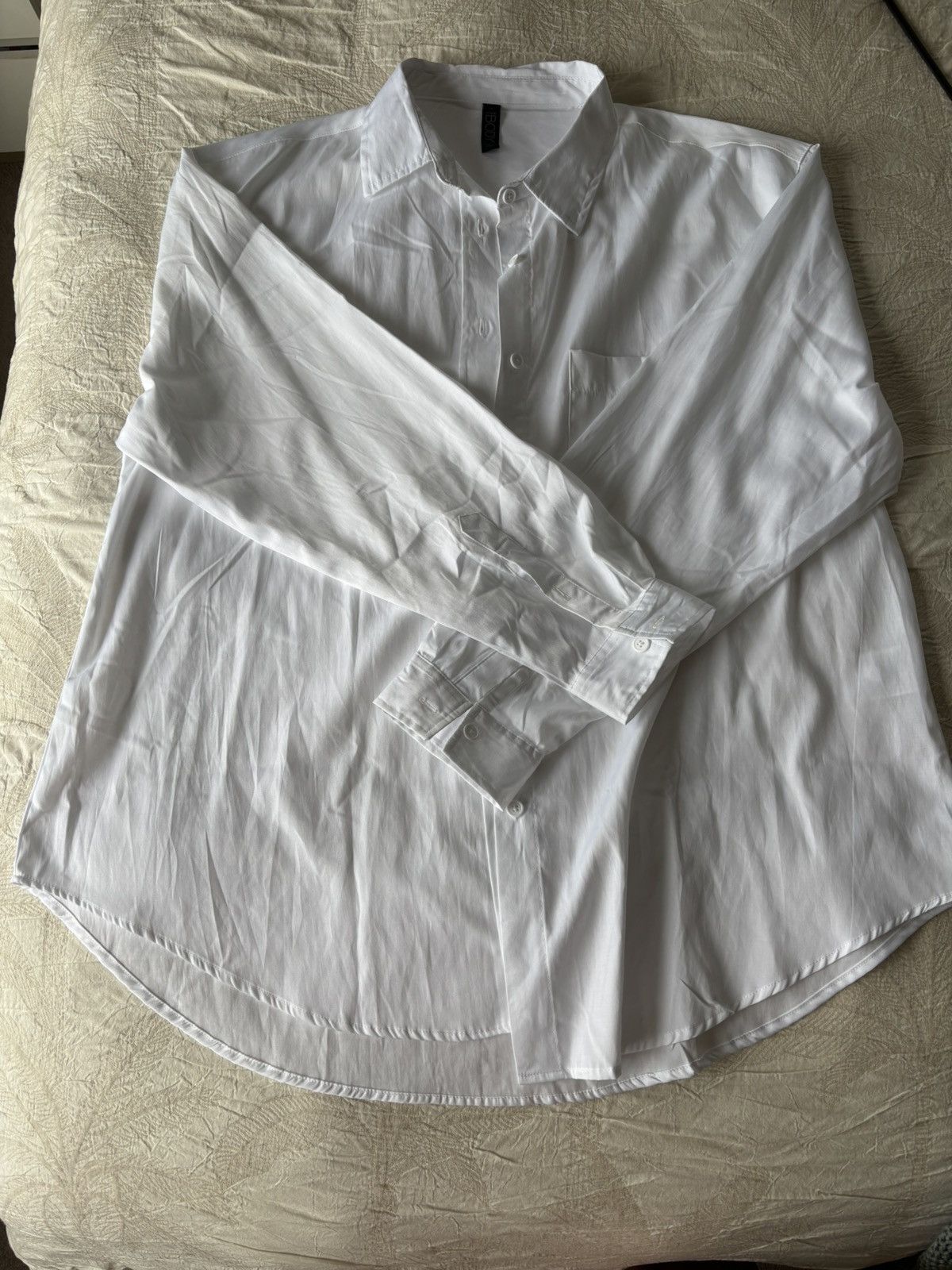 Cotton On White Button Up Shirt Size M / US 6-8 / IT 42-44 - 2 Thumbnail