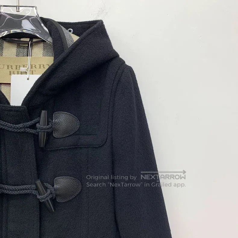 Burberry Burberry Black Wool Duffle Coat. Size US M / EU 48-50 / 2 - 3 Thumbnail