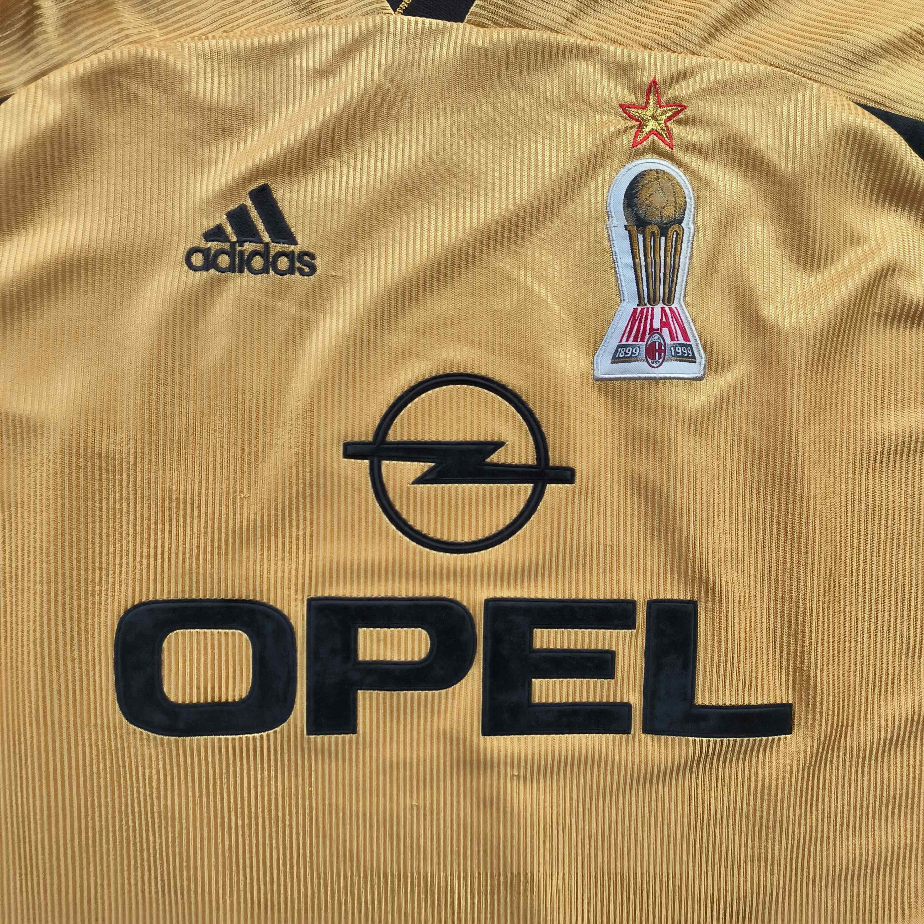 Adidas AC Milan 1999-2000 Adidas fourth football jersey size L Size US L / EU 52-54 / 3 - 3 Thumbnail
