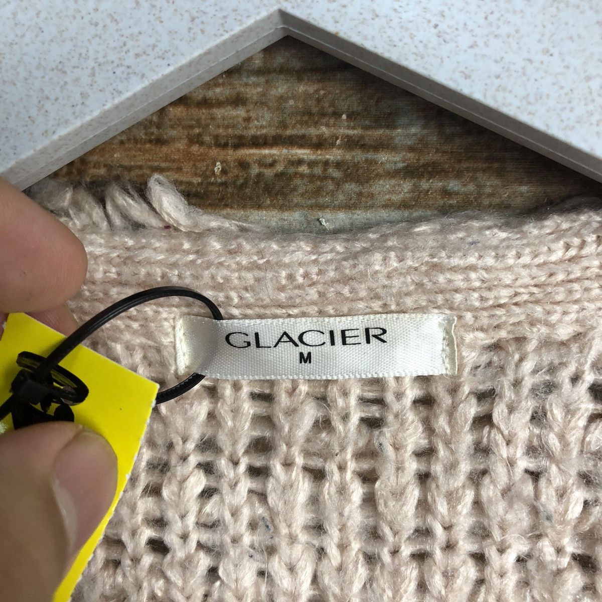 Homespun Knitwear × Japanese Brand Glacier Pink Mohair Cardigan shaggy vintage Knitwear #A2351 Size M / US 6-8 / IT 42-44 - 10 Thumbnail