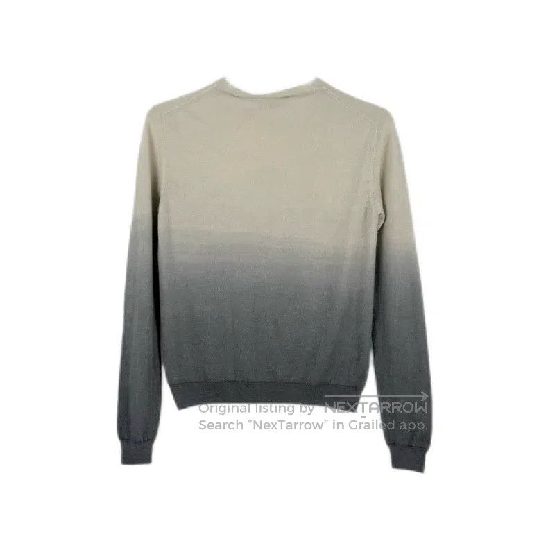 Dior Dior Gradient beige gray embroidered bee cashmere sweater Size XS / US 0-2 / IT 36-38 - 2 Thumbnail