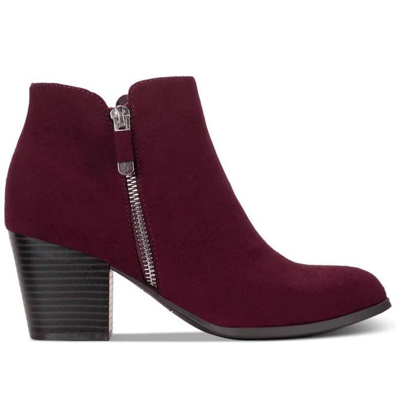 Other STYLE&CO Women’s 12M Block Heel Faux Suede Ankle Booties NWT Size US 12 / IT 42 - 2 Thumbnail