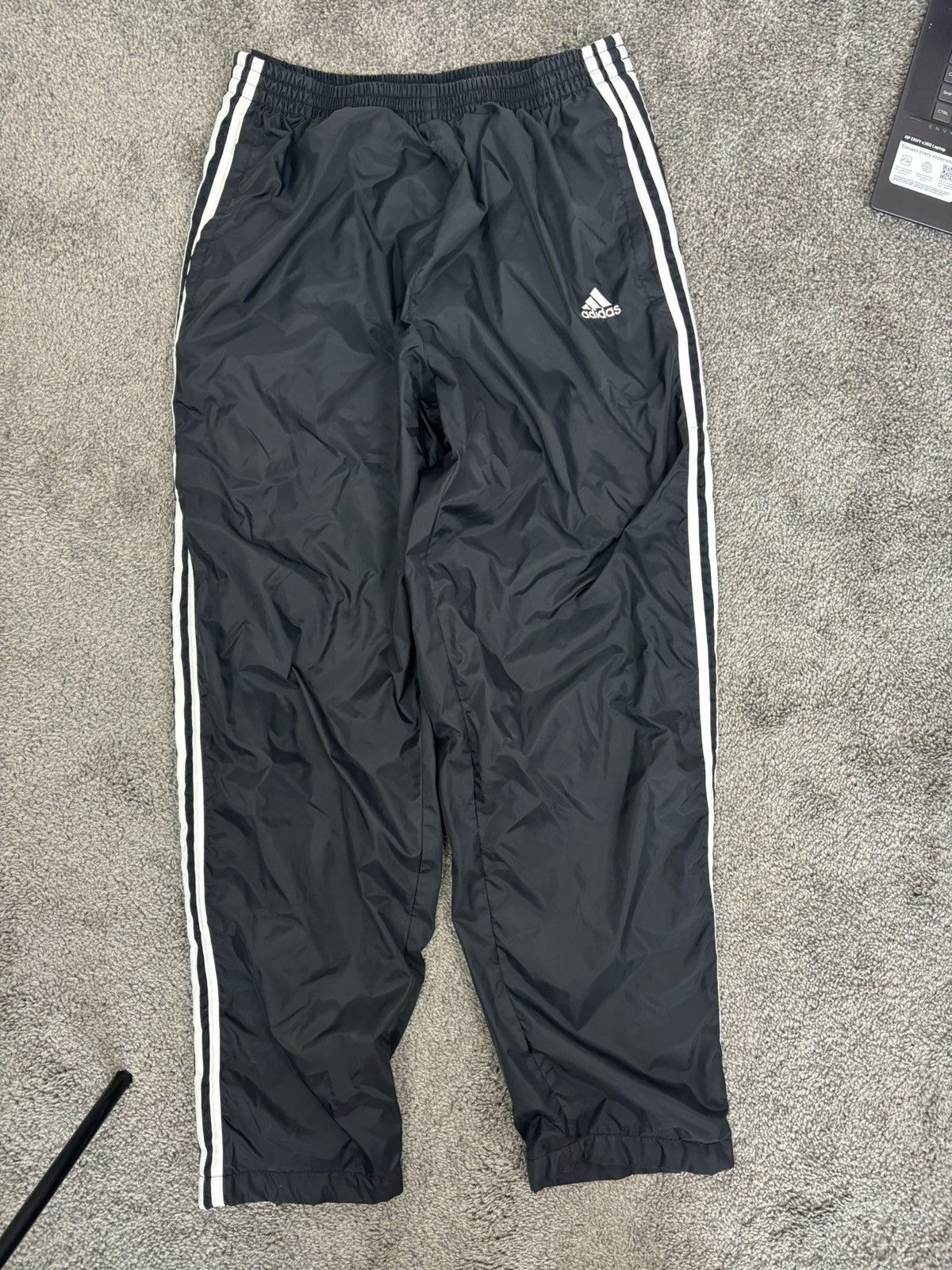 Vintage Vintage 90s black adidas tear away lined pants Size US 32 / EU 48 - 7 Thumbnail