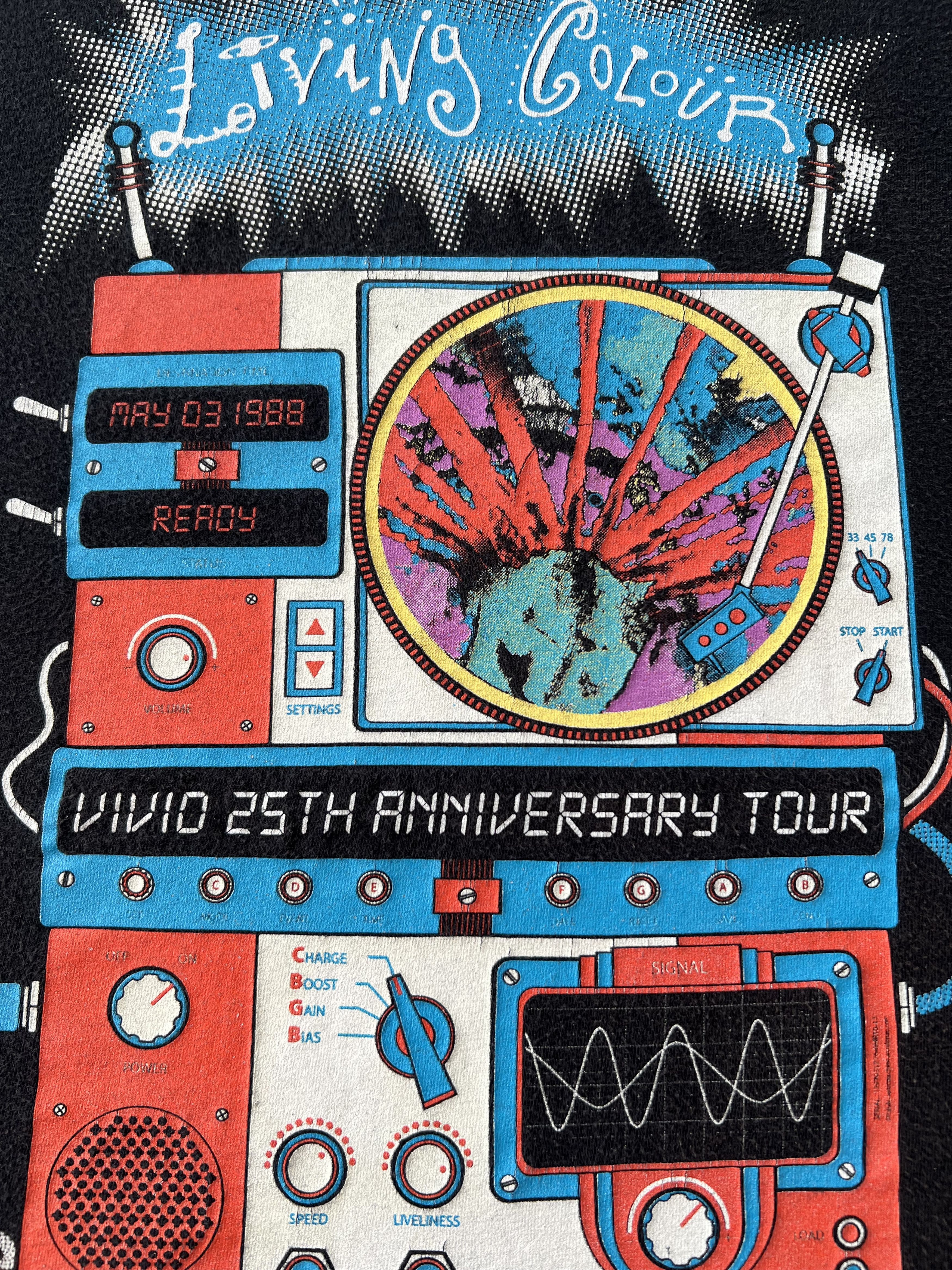 Band Tees Vintage 2013 Living Colour Vivid 25th Anniversary Tour Tee Size US XL / EU 56 / 4 - 6 Thumbnail