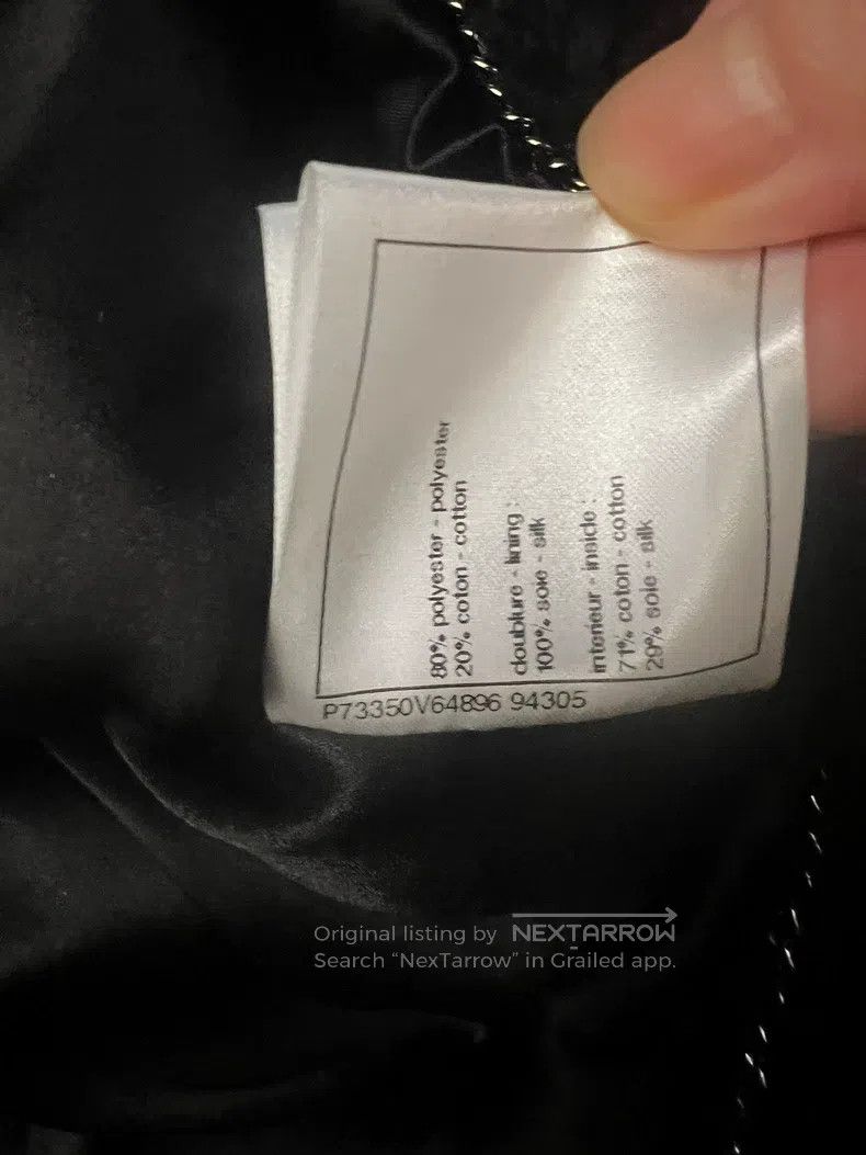 Chanel Chanel 22b black flash double-breasted buckle coat Size XS / US 0-2 / IT 36-38 - 8 Thumbnail