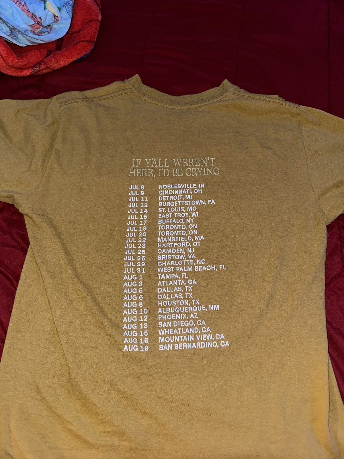 Rap Tees Post Malone if yall werent here. I’d be crying tour Shirt Size US M / EU 48-50 / 2 - 5 Thumbnail