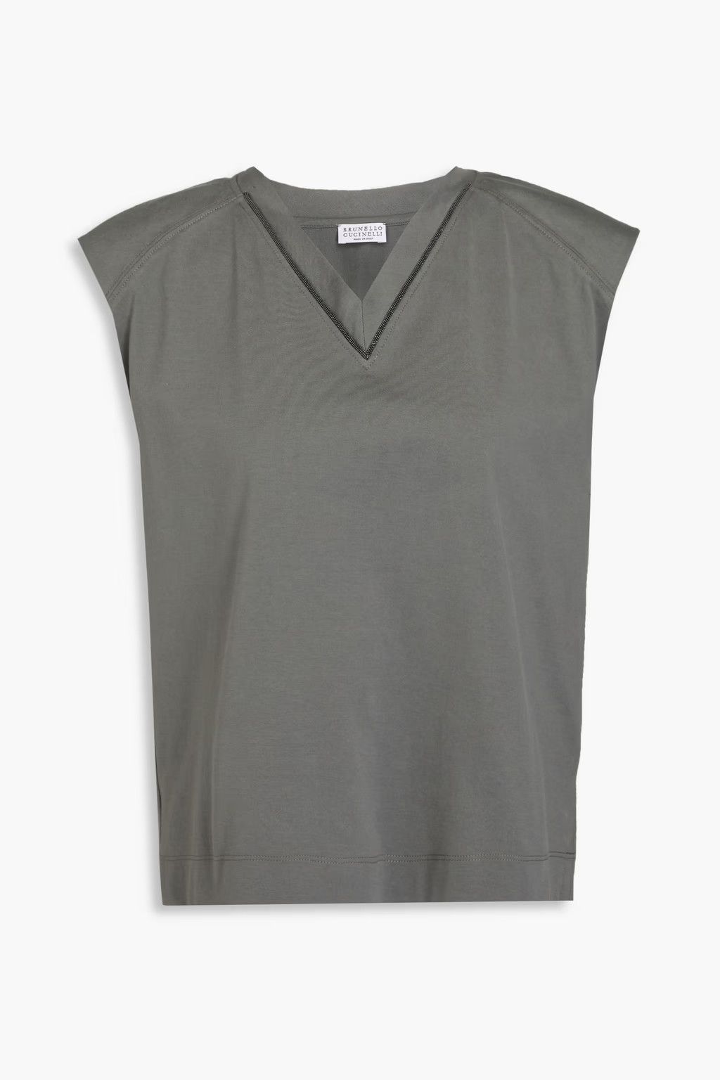 o1y0825 V-neck T-Shirt in Dark Gray