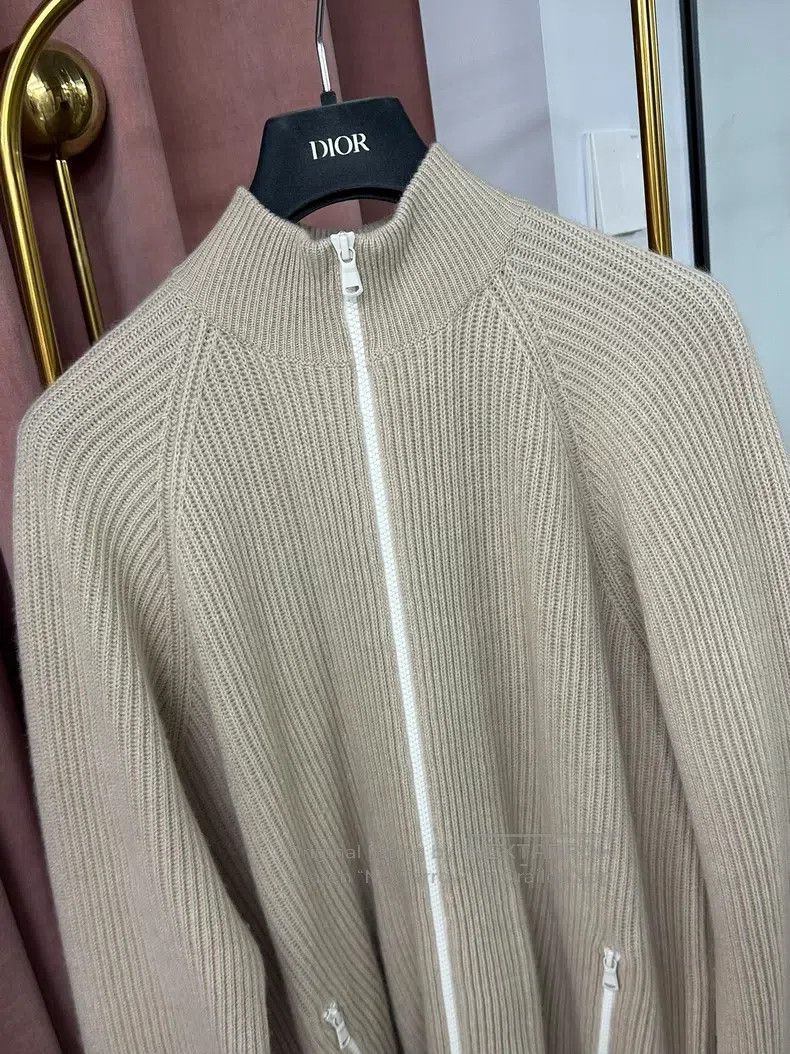 Brunello Cucinelli Brunello Cucinelli Zipper Collar Cashmere Cardigan Jacket Size S / US 4 / IT 40 - 2 Thumbnail