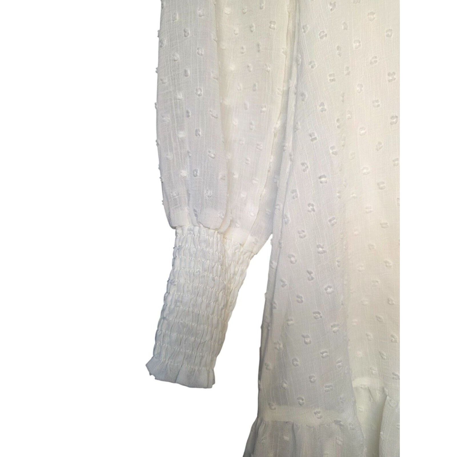 & Other Stories Andree 93763-SP Women’s White Dress Bridal Graduation Small Size S / US 4 / IT 40 - 11 Thumbnail