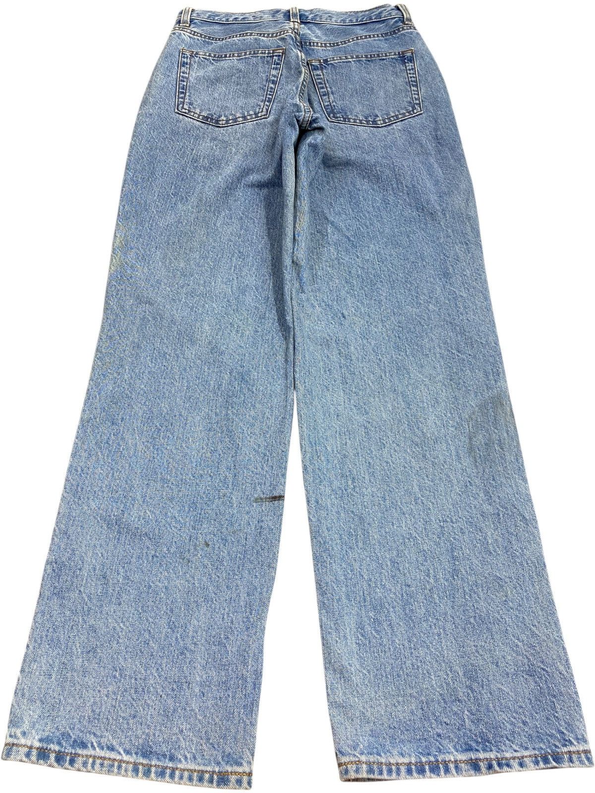GU Vintage GU Faded Blue Wash Distress Style Jeans Size US 28 / EU 44 - 3 Thumbnail