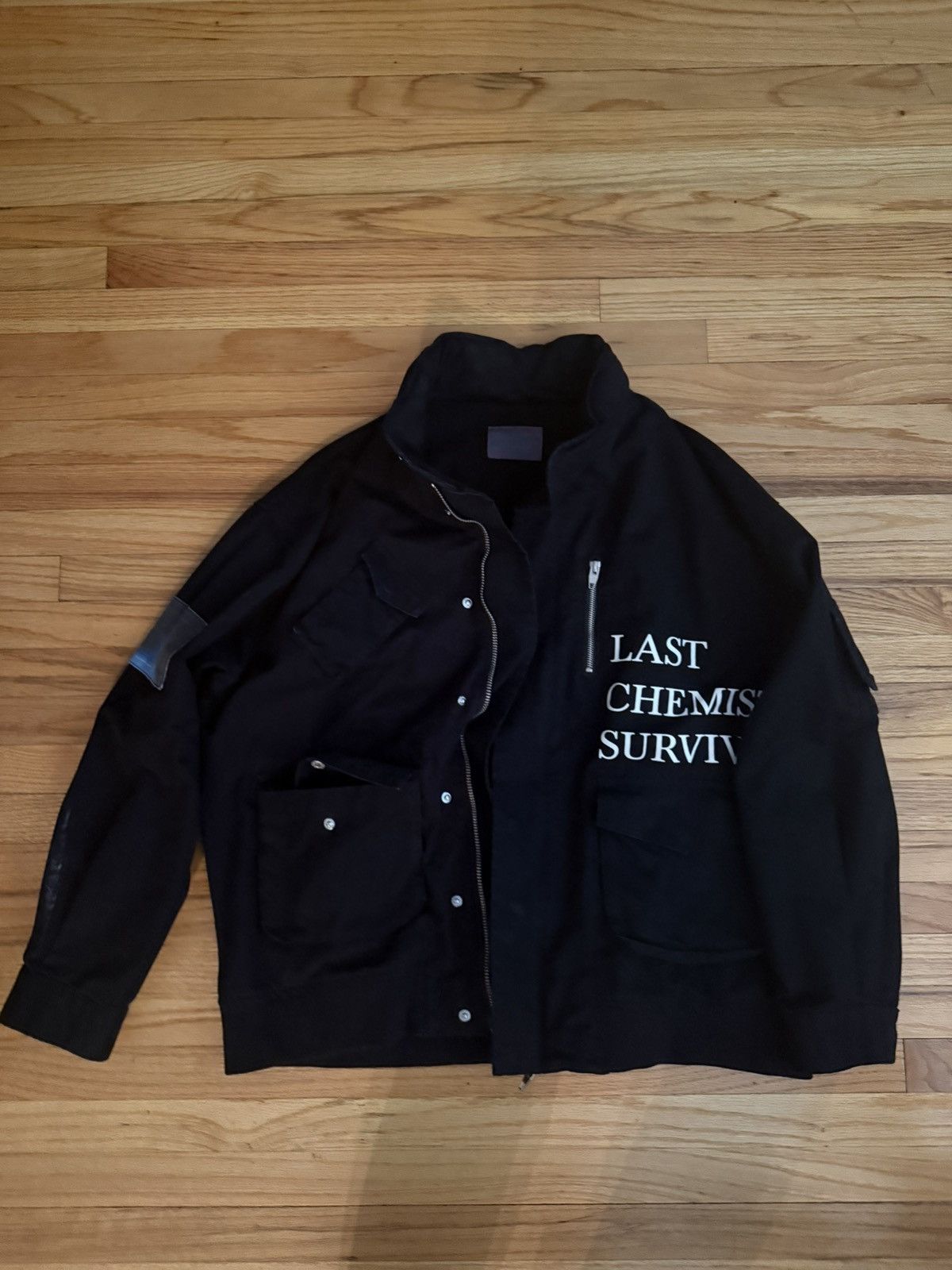 C2H4 LA 17FW Post Apocalypse Multi-Pocket M65 Jacket Black