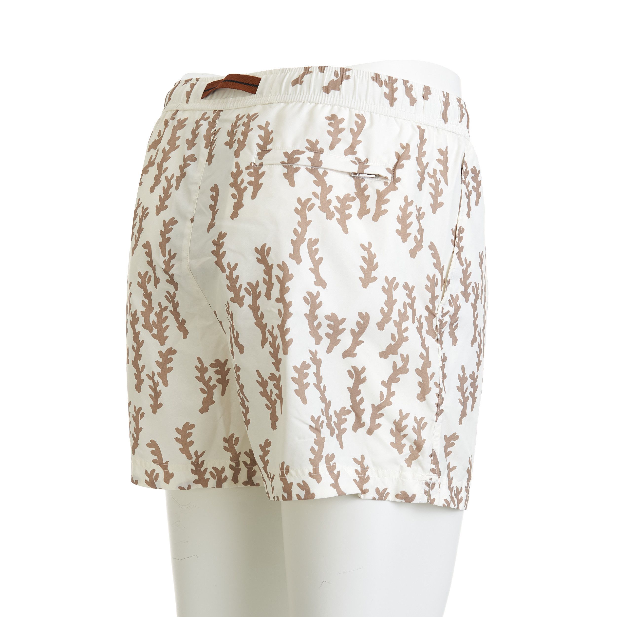 Ermenegildo Zegna White Beige Oasi Print Swim Trunks Size M Size US 30 / EU 46 - 7 Thumbnail