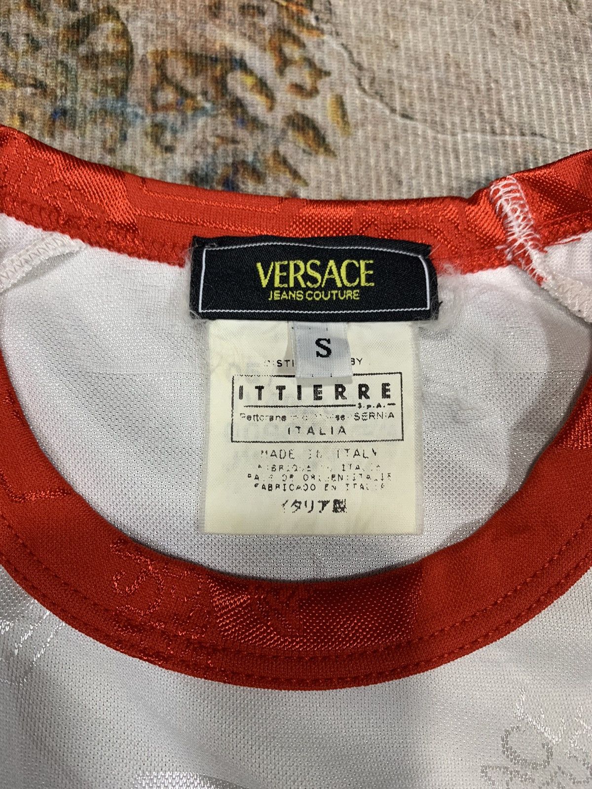 Versace Vintage Versace Jeans Fear No One Monogram Size US S / EU 44-46 / 1 - 4 Thumbnail