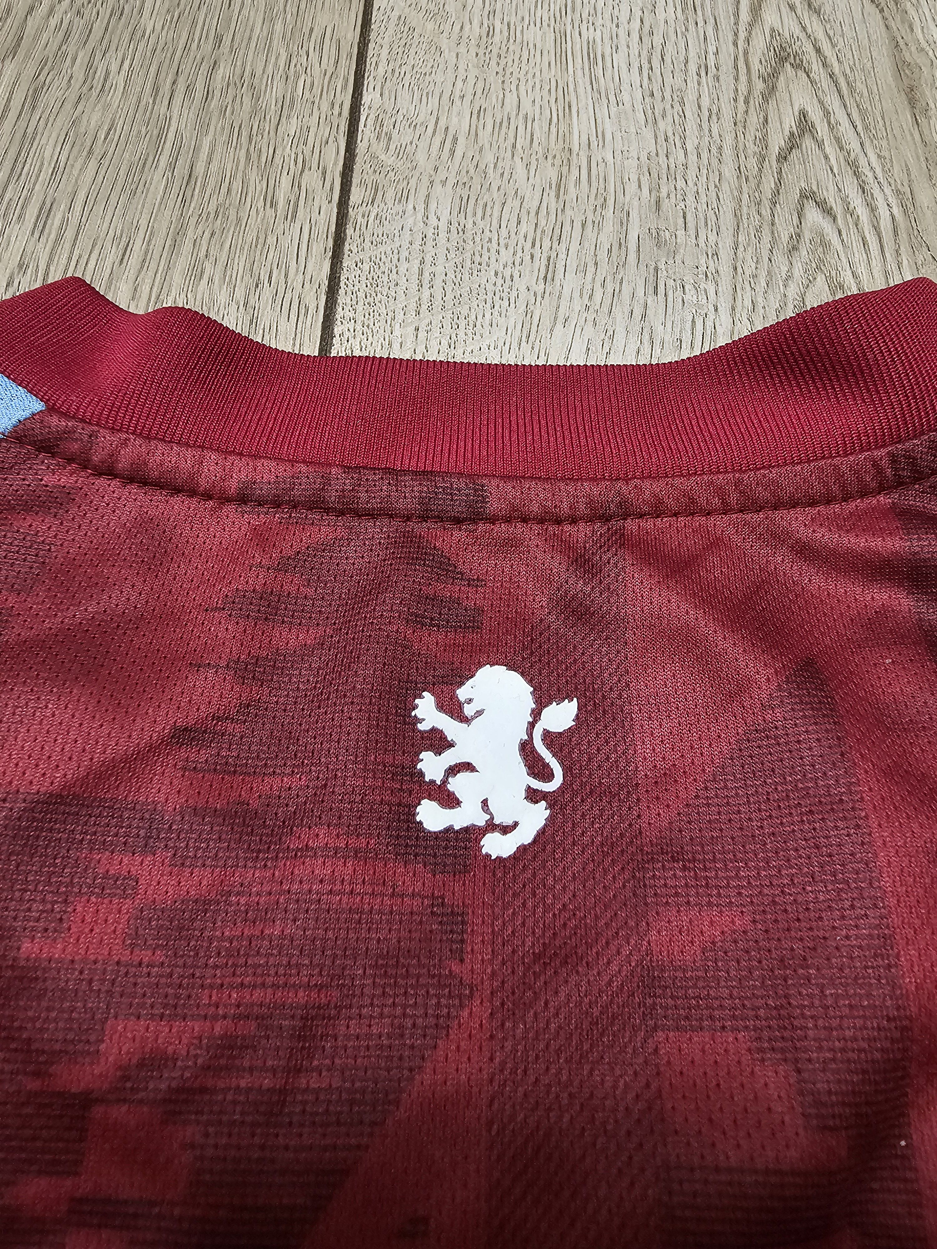 All Sport ASTON VILLA 2023 2024 HOME FOOTBALL SHIRT SOCCER JERSEY Size US L / EU 52-54 / 3 - 5 Thumbnail