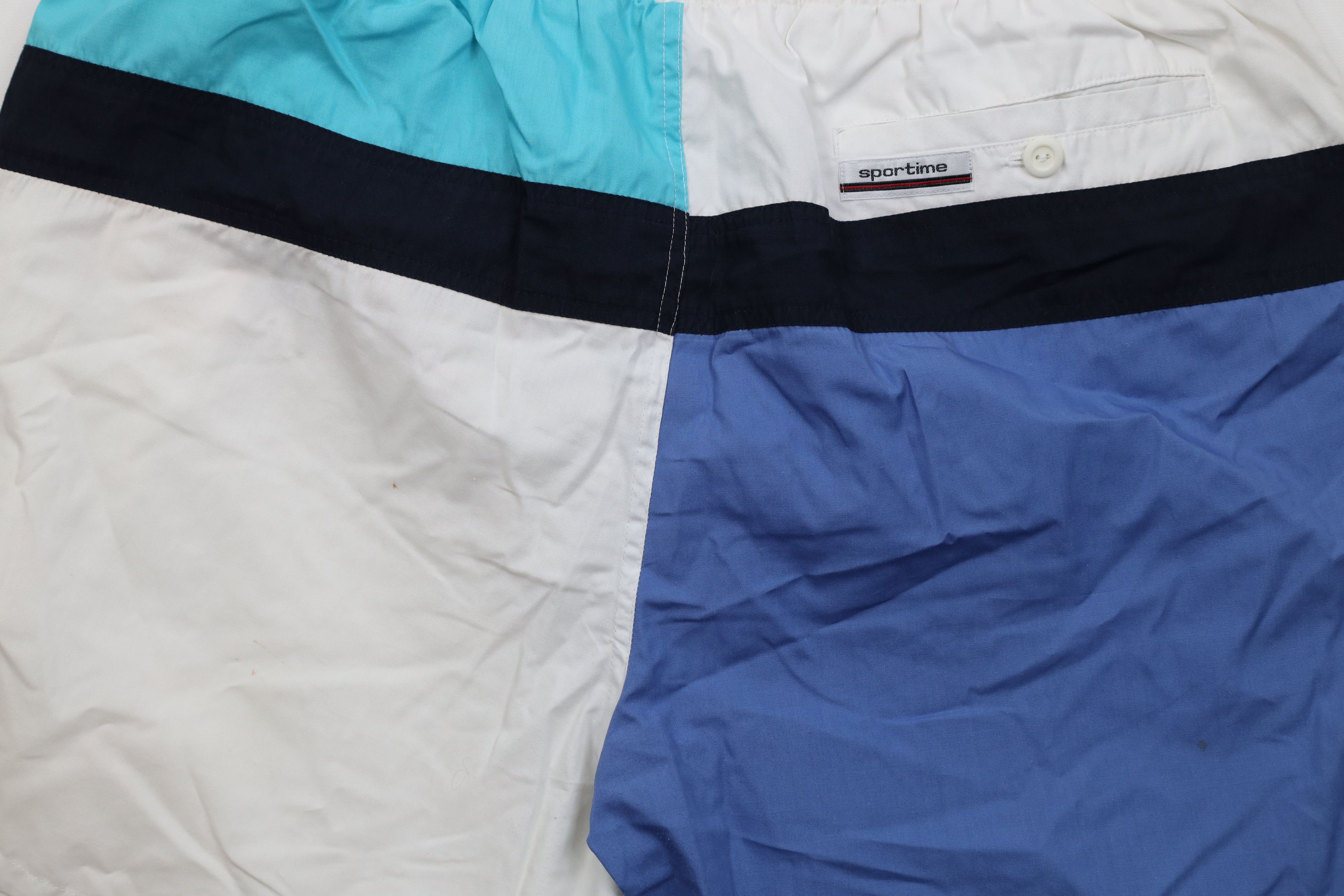 Vintage Vintage 90s Streetwear Lined Sailing Swim Trunks Shorts Size US 36 / EU 52 - 11 Thumbnail
