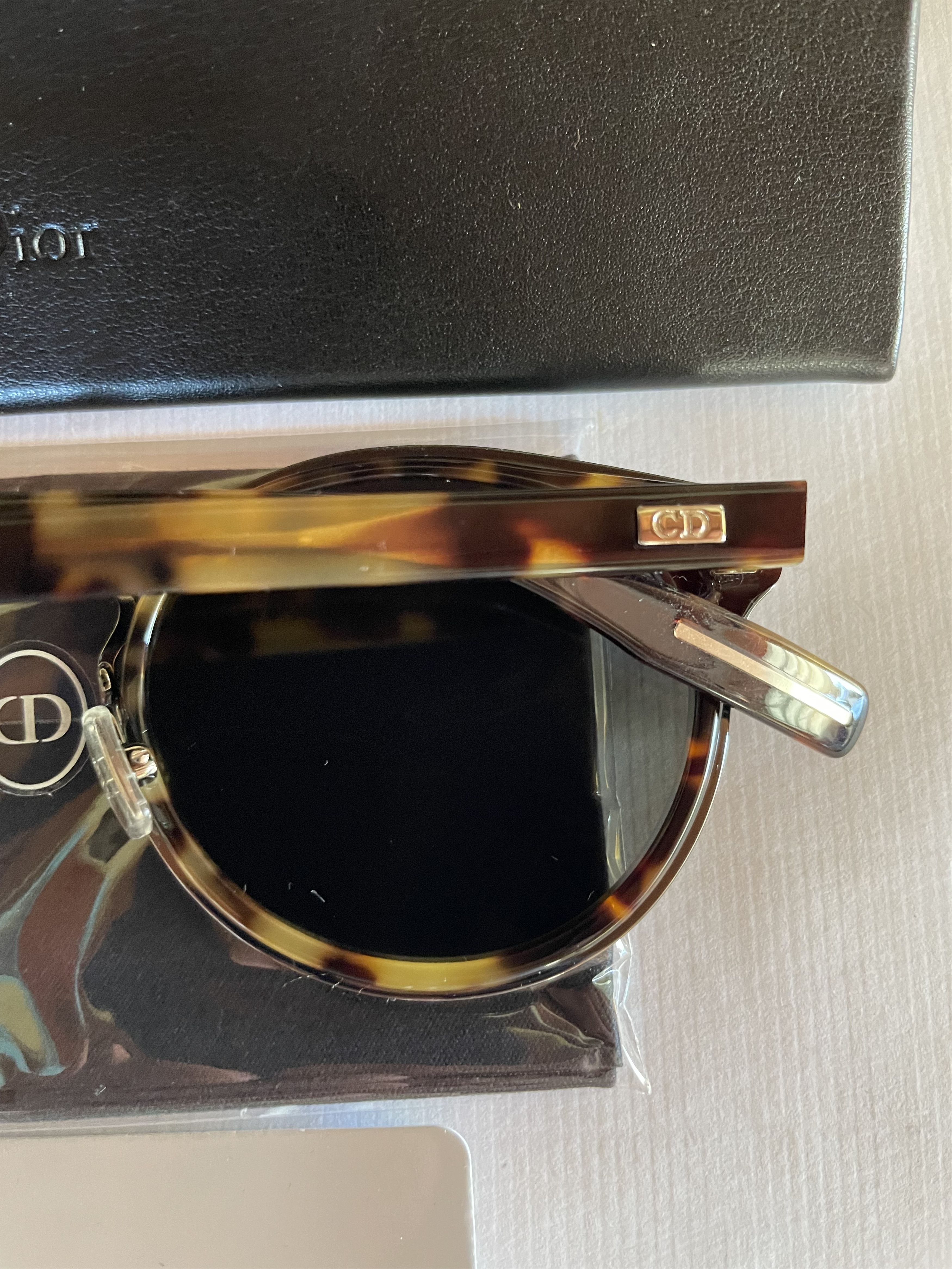 Dior Christian Dior DIOR0209S 2OT70 Blond Havana Sunglasses Size ONE SIZE - 9 Thumbnail