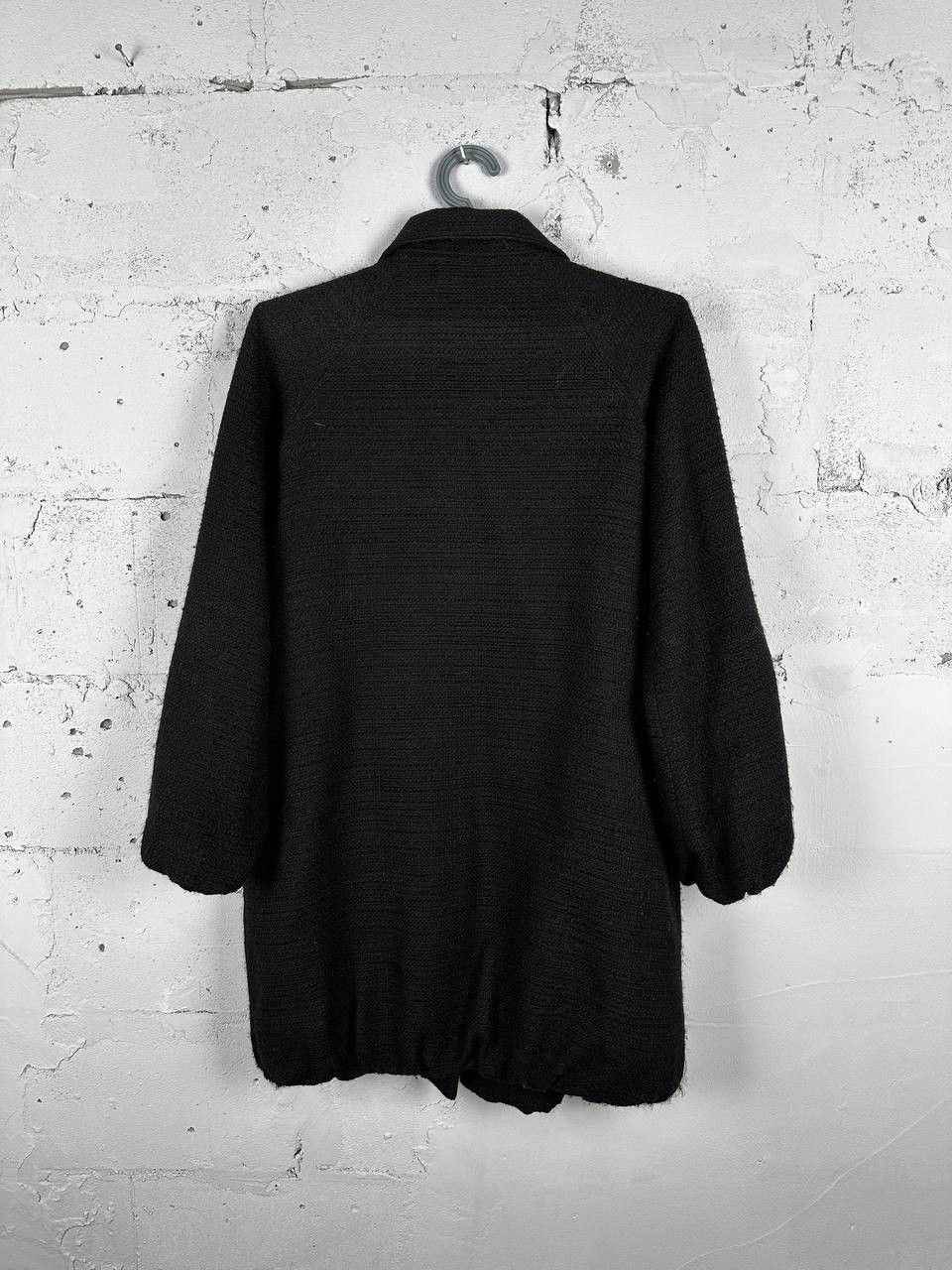 Theory Theory One Size Wool Blend Avant Garde Black Coat Size US M / EU 48-50 / 2 - 12 Thumbnail