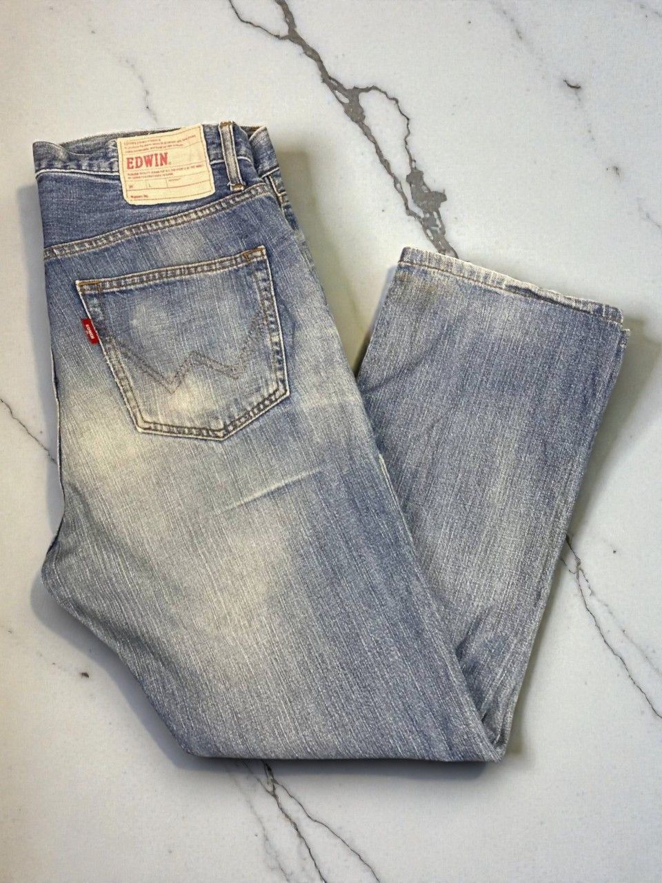 vintage edwin distressed denim nice design
