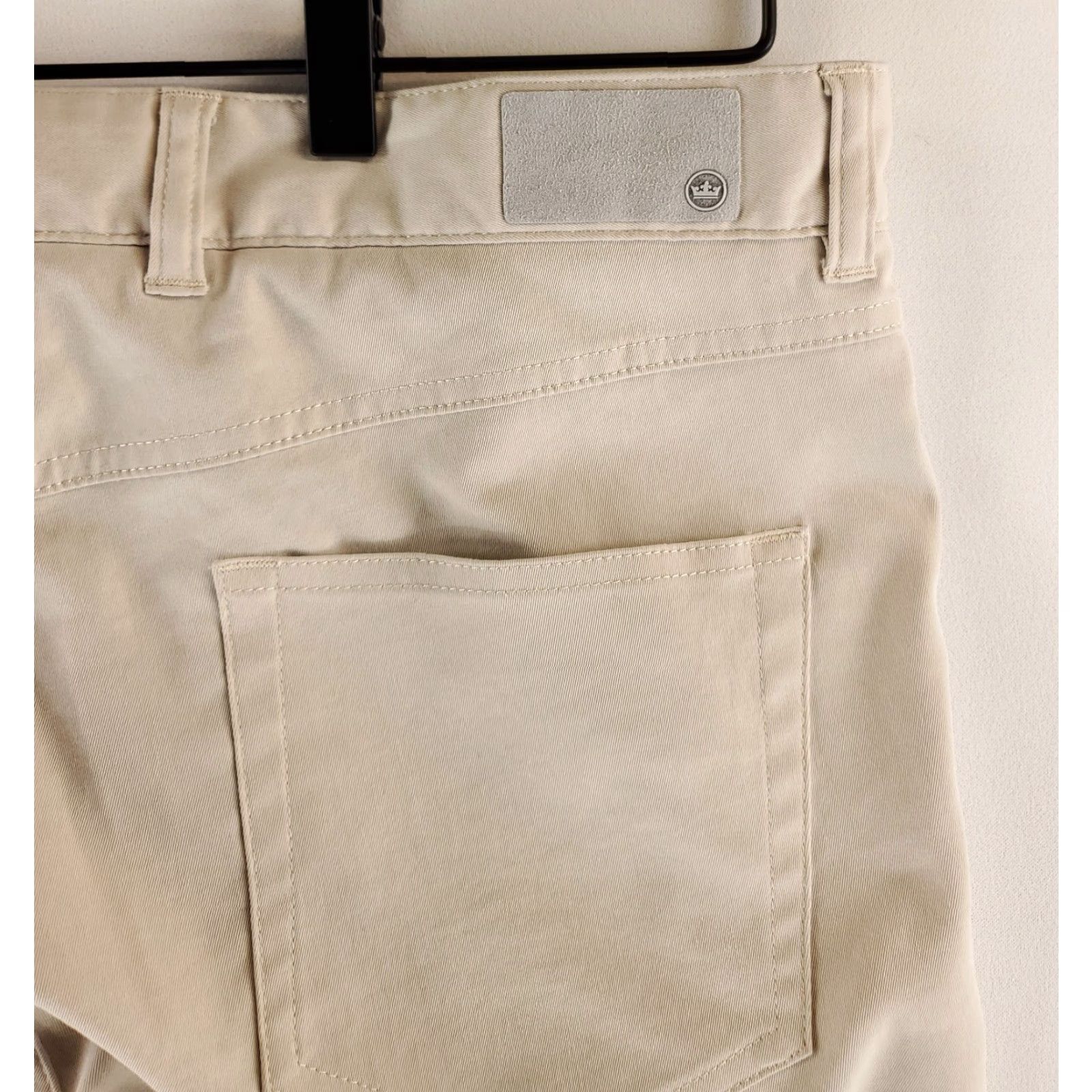 Peter Millar Peter Millar EB66 Pants Beige Golf Performance Mens 34x32 35x31.5 Inseam Chino Size US 35 - 3 Thumbnail