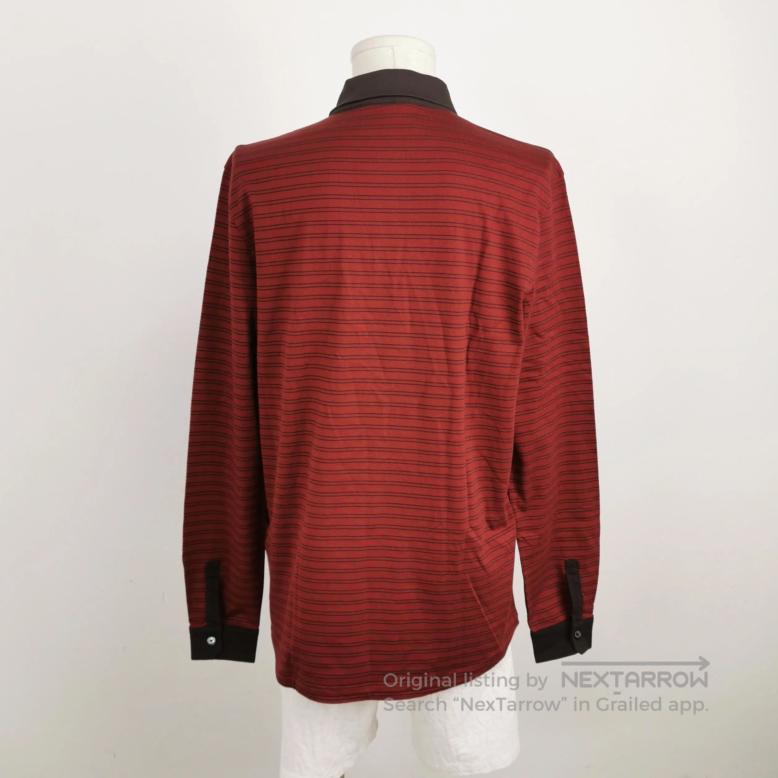 Louis Vuitton Louis Vuitton Striped Collar Cotton T. Size US XL / EU 56 / 4 - 3 Thumbnail