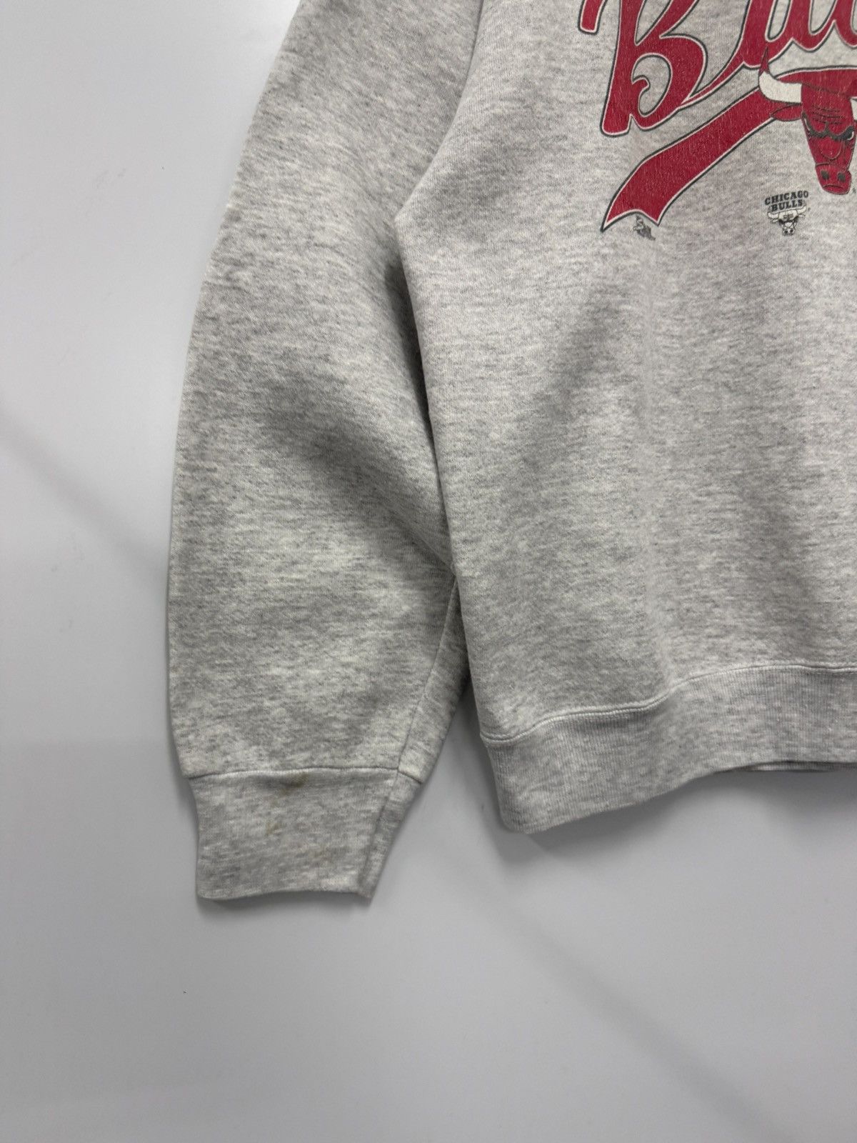 Vintage 🔥 Vtg 90s Salem NBA Chicago Bulls USA Big Print Logo Sweat Size US L / EU 52-54 / 3 - 3 Thumbnail