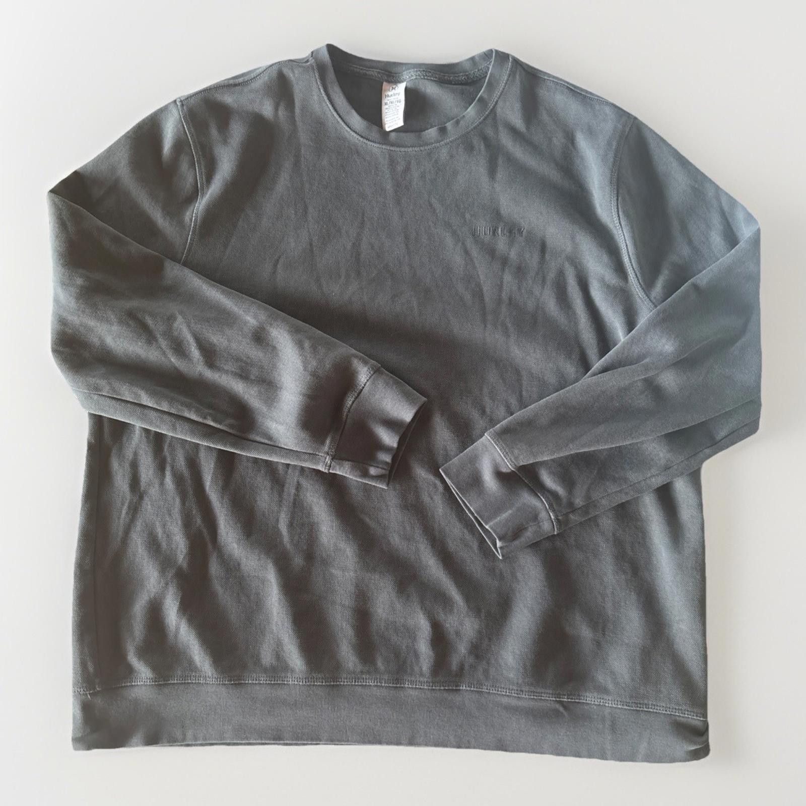 Hurley Hurley Long sleeve Shirt Crewneck Men's Dark Grey XL Skater Size US XL / EU 56 / 4 - 1 Thumbnail