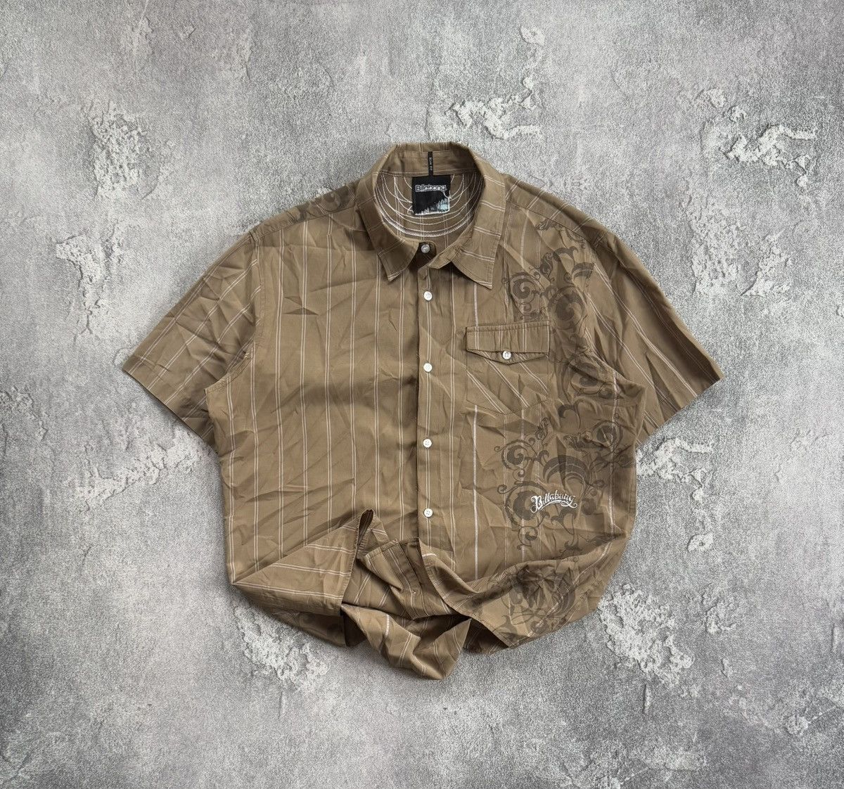 Billabong × Vintage Billabong XL all printed shirts button up polo tee T-shirt Size US XL / EU 56 / 4 - 1 Thumbnail