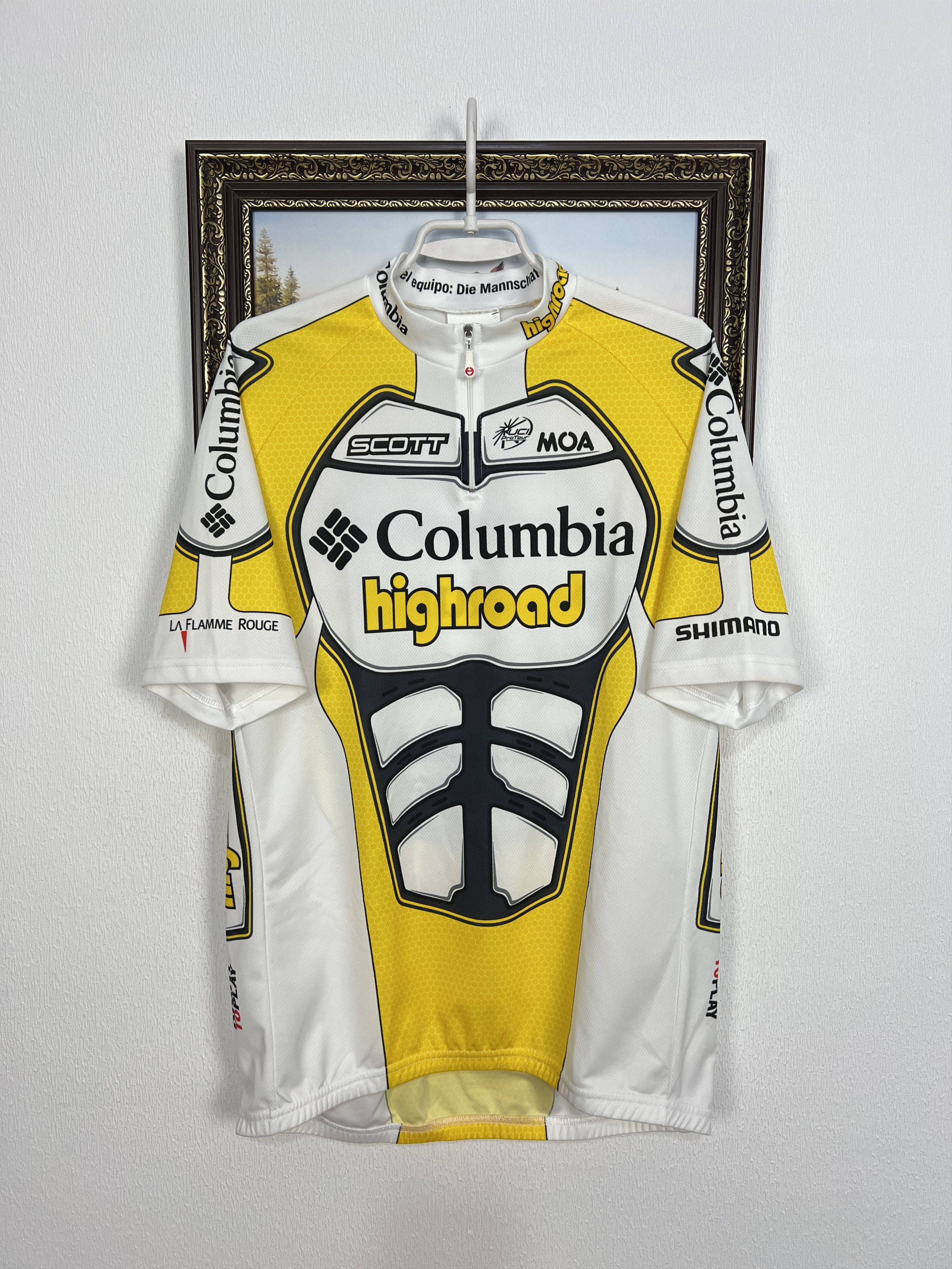 Vintage Vintage Columbia Highroad Cycling Jersey Mens Shirt Maglia Size US L / EU 52-54 / 3 - 1 Thumbnail
