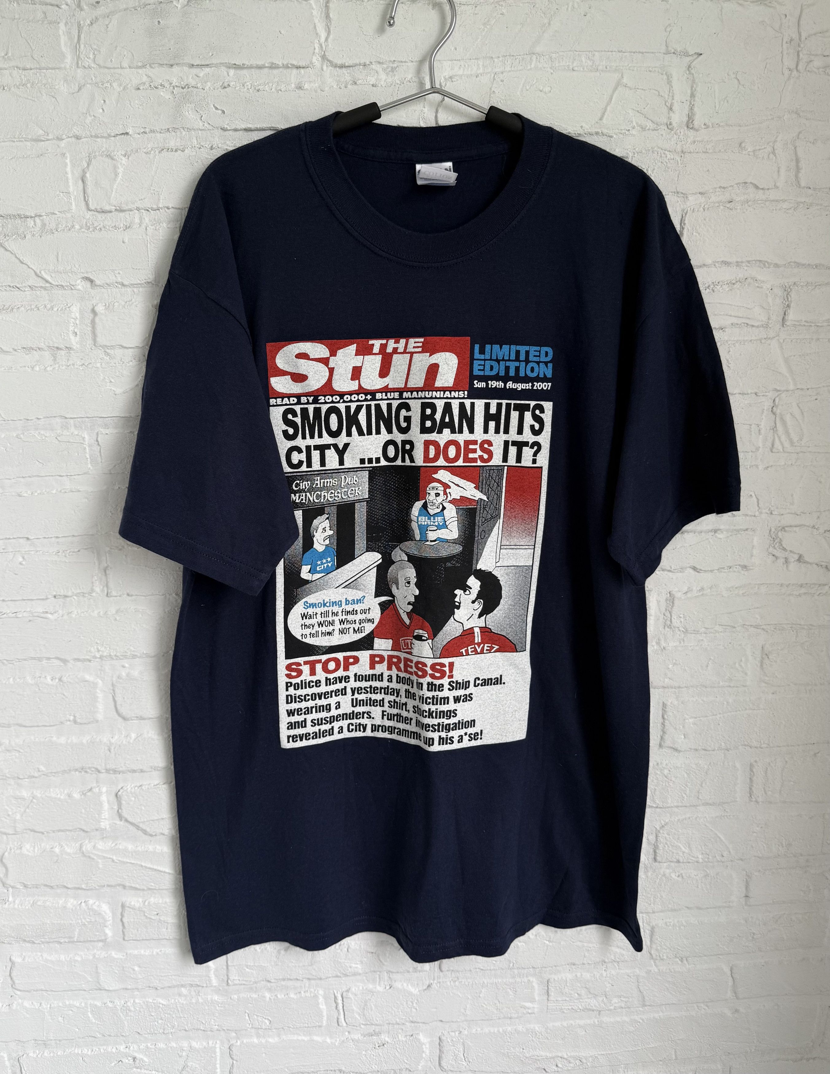 Vintage RARE Vintage 2007 Manchester City vs Manchester United Tee Size US L / EU 52-54 / 3 - 1 Thumbnail