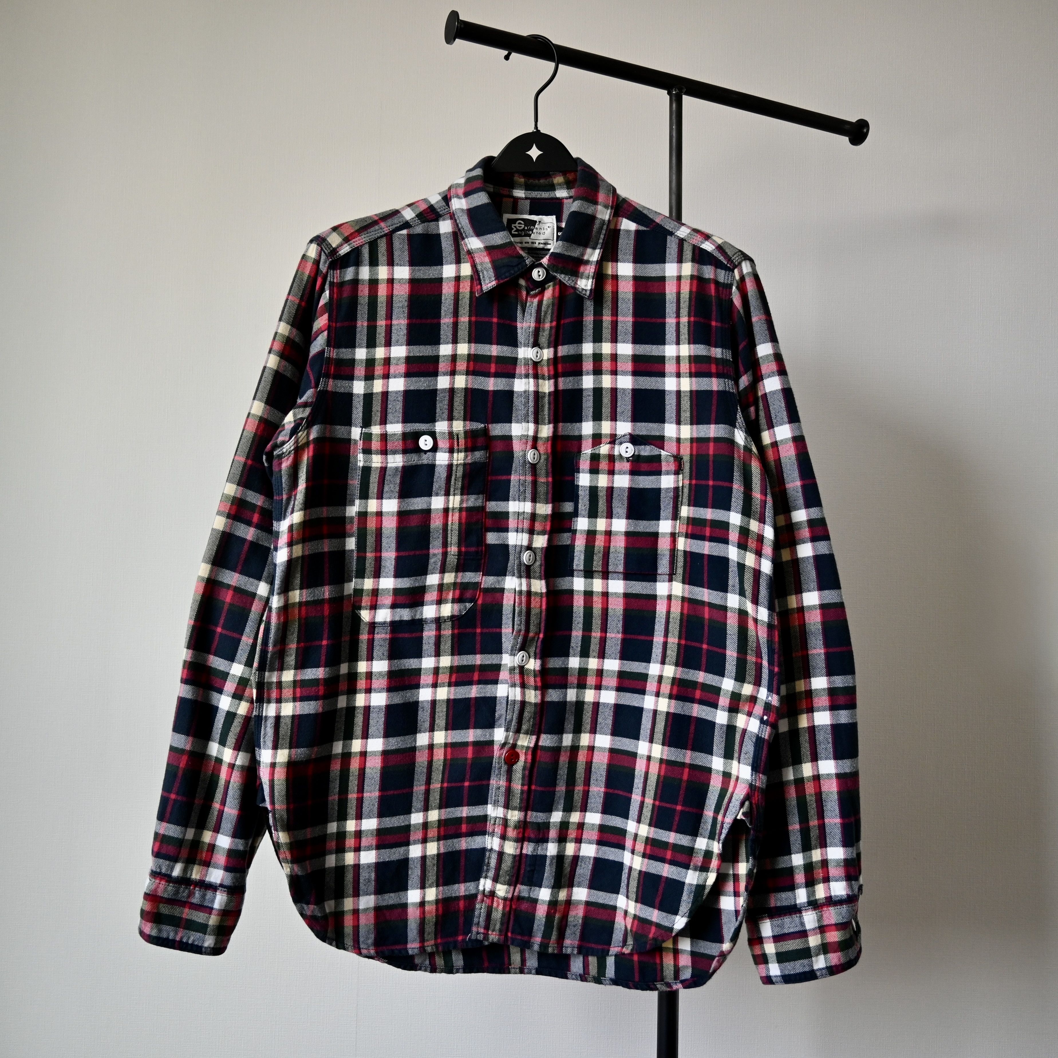 Engineered Garments VTG 2000s Engineered Garments flannel cotton work shirt Size US S / EU 44-46 / 1 - 2 Thumbnail
