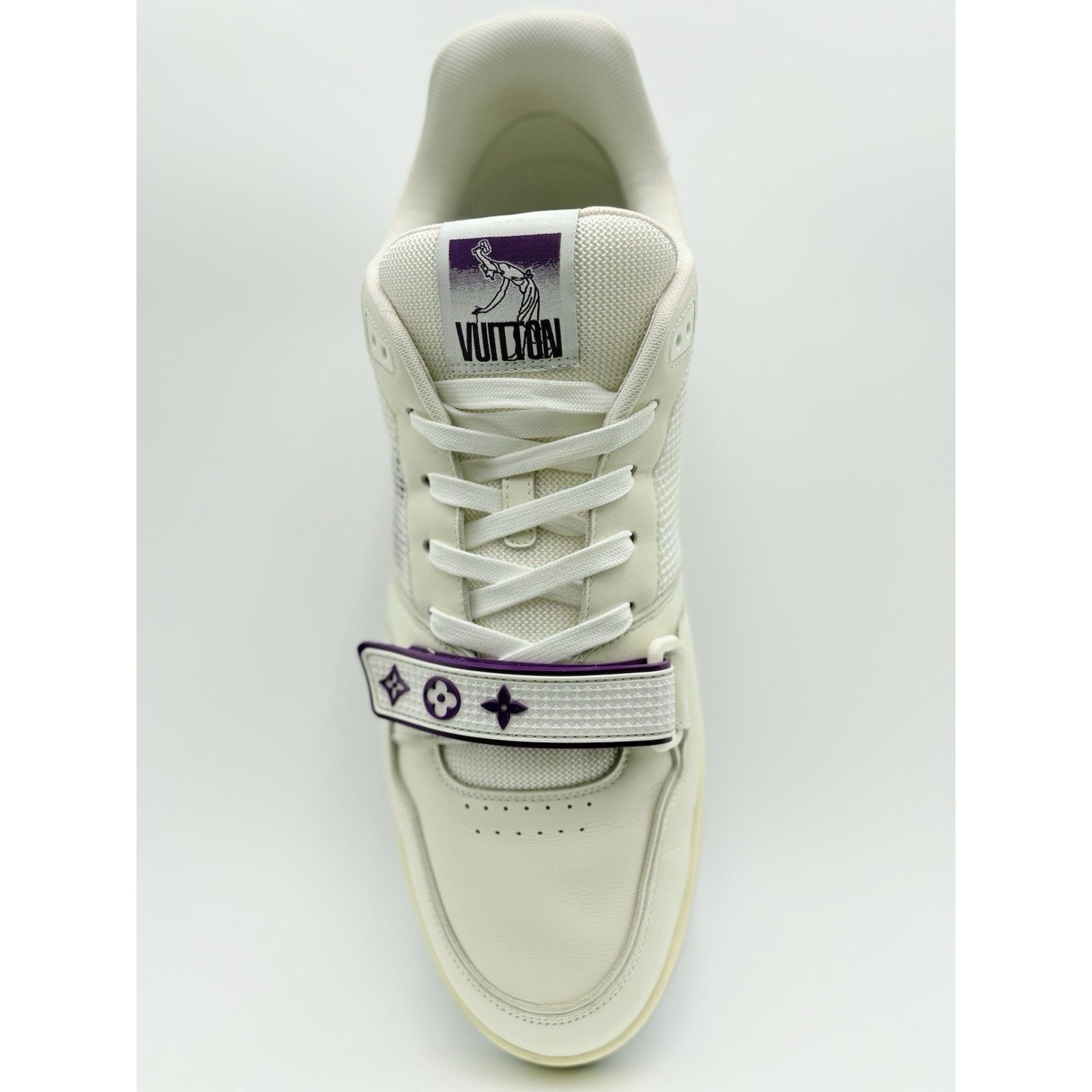 Louis Vuitton (13-13.5) Louis Vuitton Strap Trainer ' Purple ' VERY CLEAN! Size US 13 / EU 46 - 5 Thumbnail