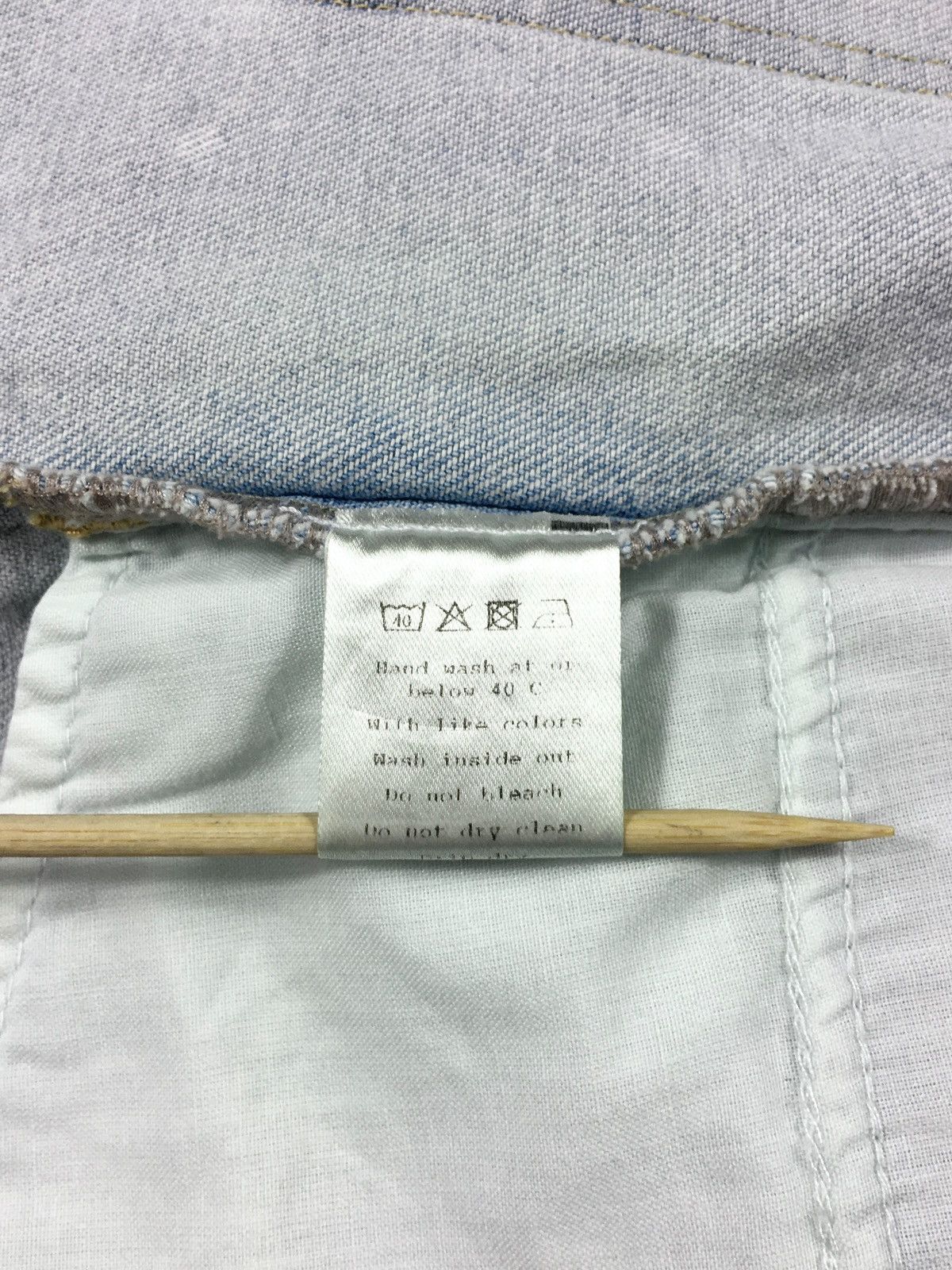Misbhv × Vintage trousers MISBHV Painted Distressed Denim y2k jeans pants Size US 30 / EU 46 - 9 Thumbnail