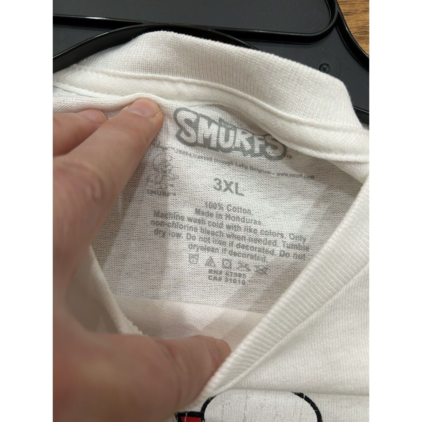 Other Smurfs Shirt Adult Size 3XL. White New With Tags. Size US XXL / EU 58 / 5 - 3 Thumbnail