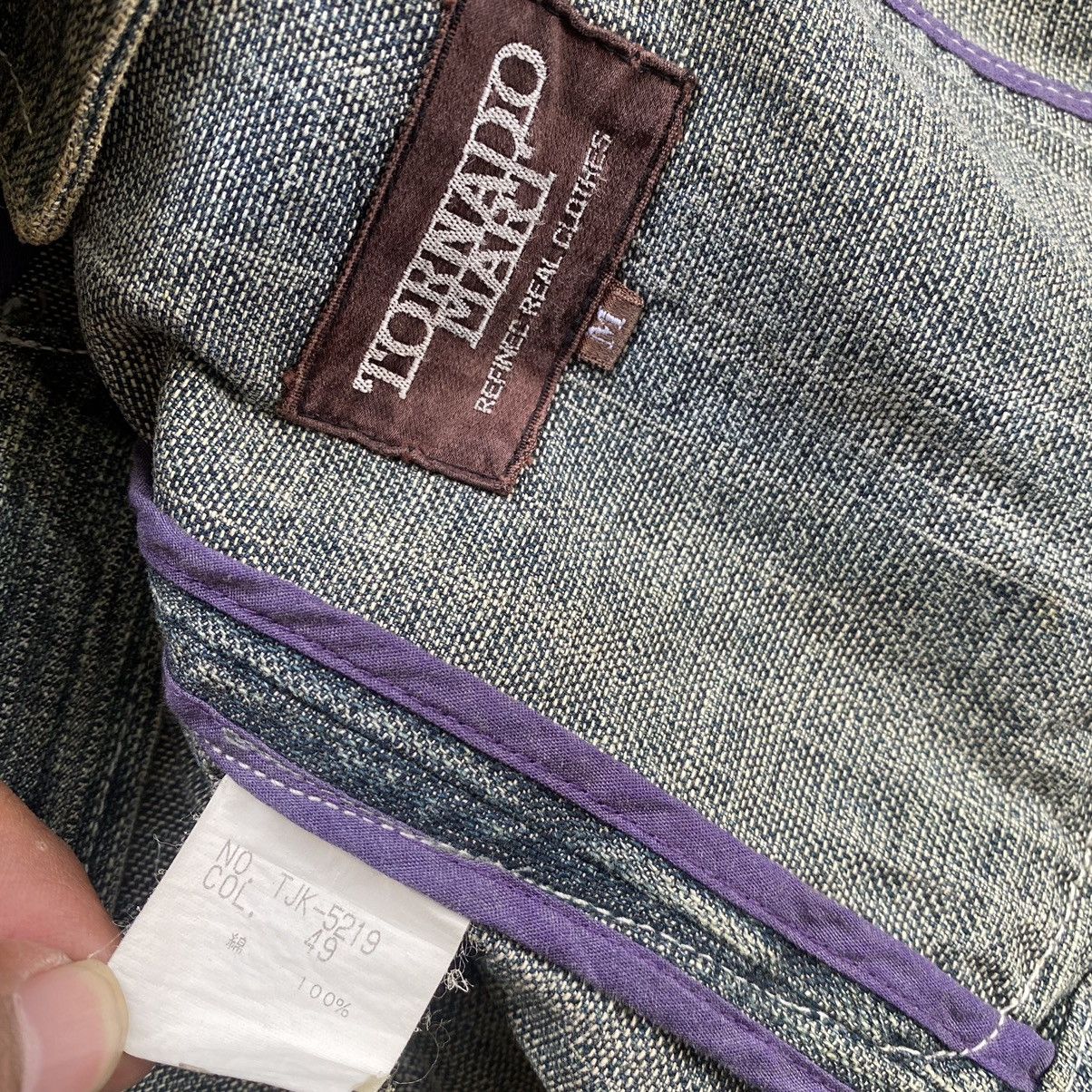 Tornado Mart Tornado Mart Vintage Washed Denim Buckle Belt Size US L / EU 52-54 / 3 - 6 Thumbnail
