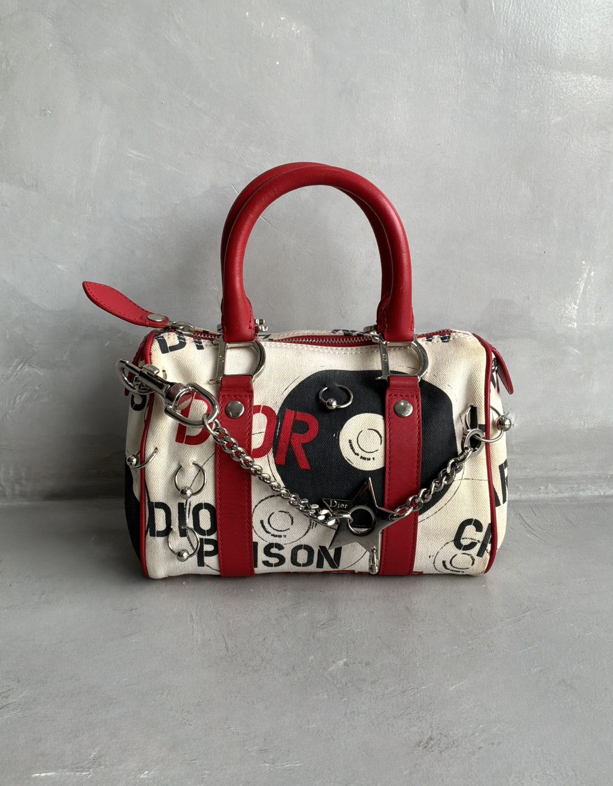 Dior Dior - Galliano Era - Hardcore Pierced Mini Boston Bag Size ONE SIZE - 1 Thumbnail