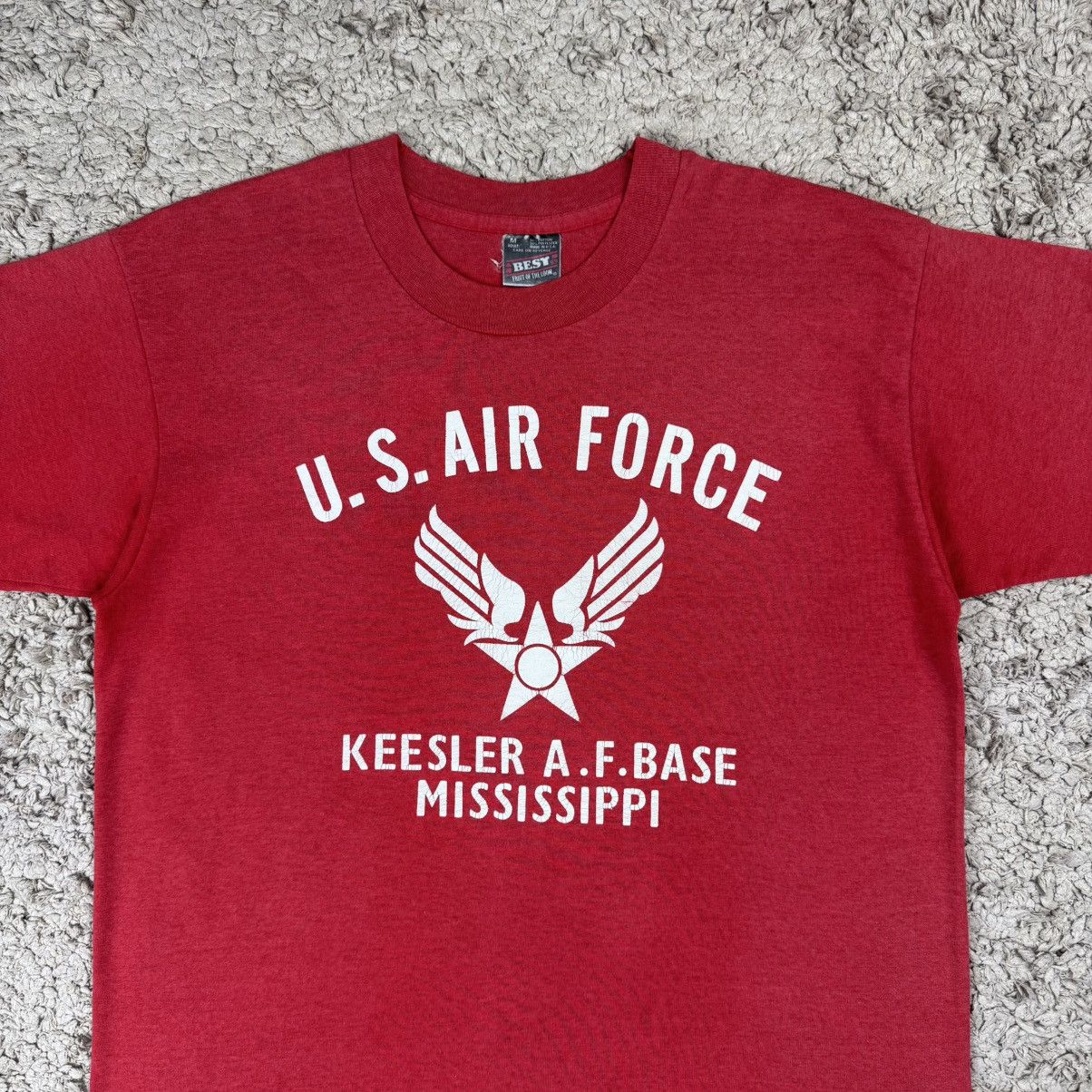 Vintage Vintage 80’s U.S. Air Force Keesler A.F Base Mississippi Tee Size US M / EU 48-50 / 2 - 5 Thumbnail