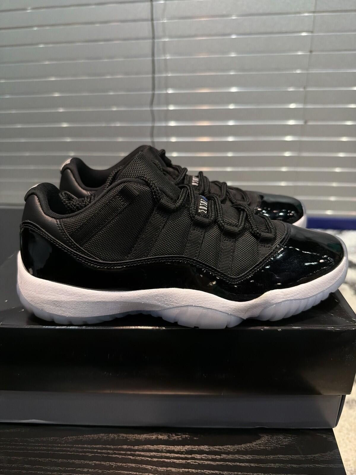 Jordan Brand Nike Air Jordan 11 Retro Low Space Jam Black Royal Size 10.5 Size US 10.5 / EU 43-44 - 1 Thumbnail