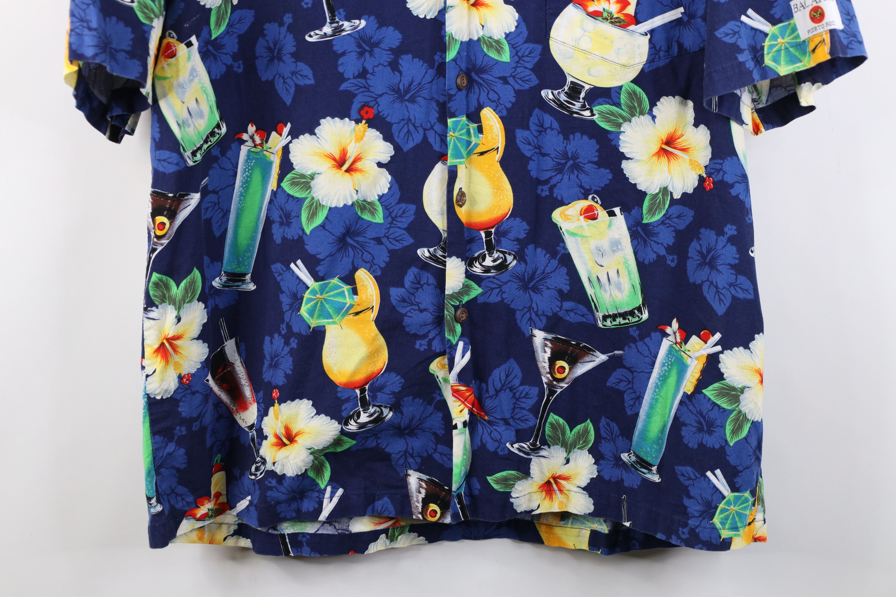Vintage Vintage 90s Flower Beach Luau Hawaiian Button Shirt USA Size US XL / EU 56 / 4 - 3 Thumbnail