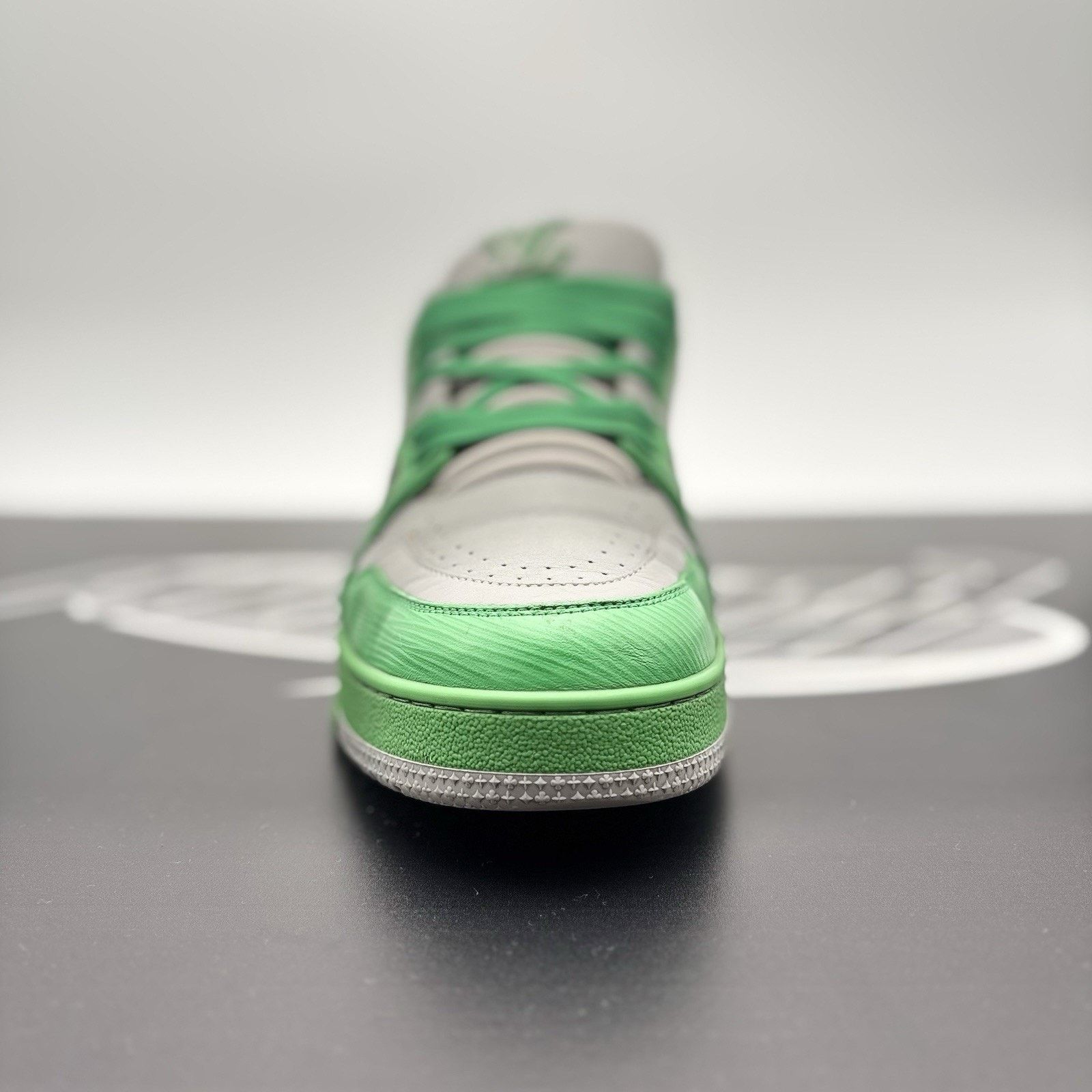 Louis Vuitton Louis Vuitton Trainer ' Green Grey ' | GOOD CONDITION! Size US 11.5 / EU 44-45 - 6 Thumbnail