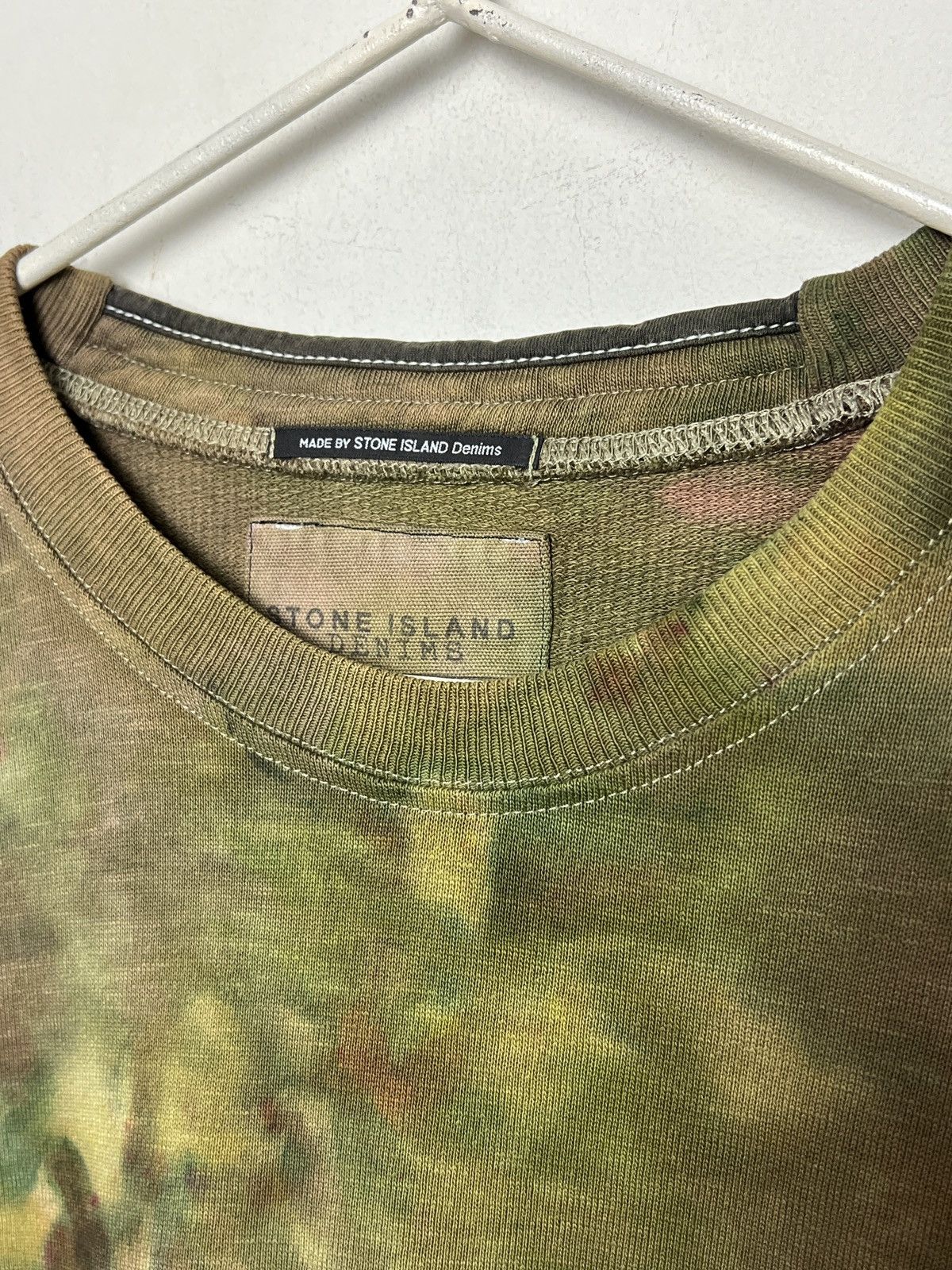 Stone Island stone island camo tie dye crewneck sweatshirt Size US L / EU 52-54 / 3 - 5 Thumbnail