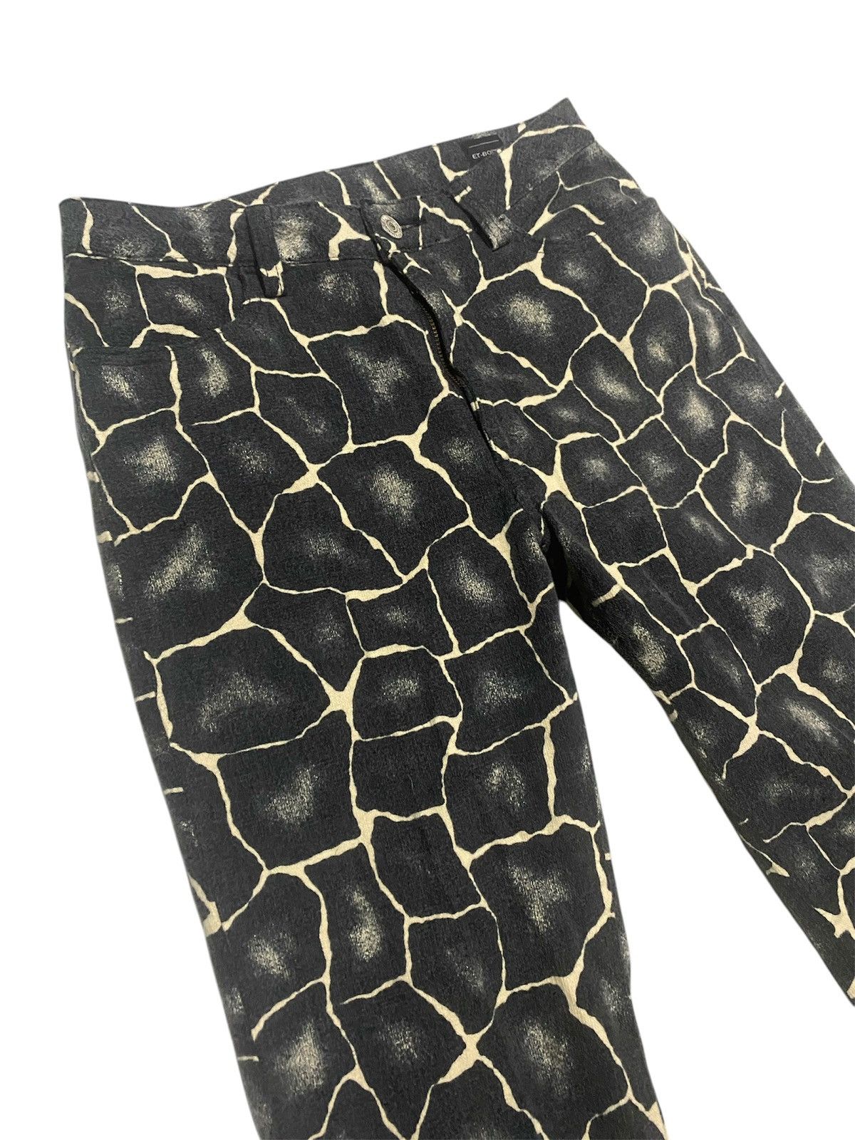 If Six Was Nine × Japanese Brand × Jean Paul Gaultier Vtg Japanese Brand ET Boite Abstract Giraffe Printed Casual Size US 28 / EU 44 - 3 Thumbnail