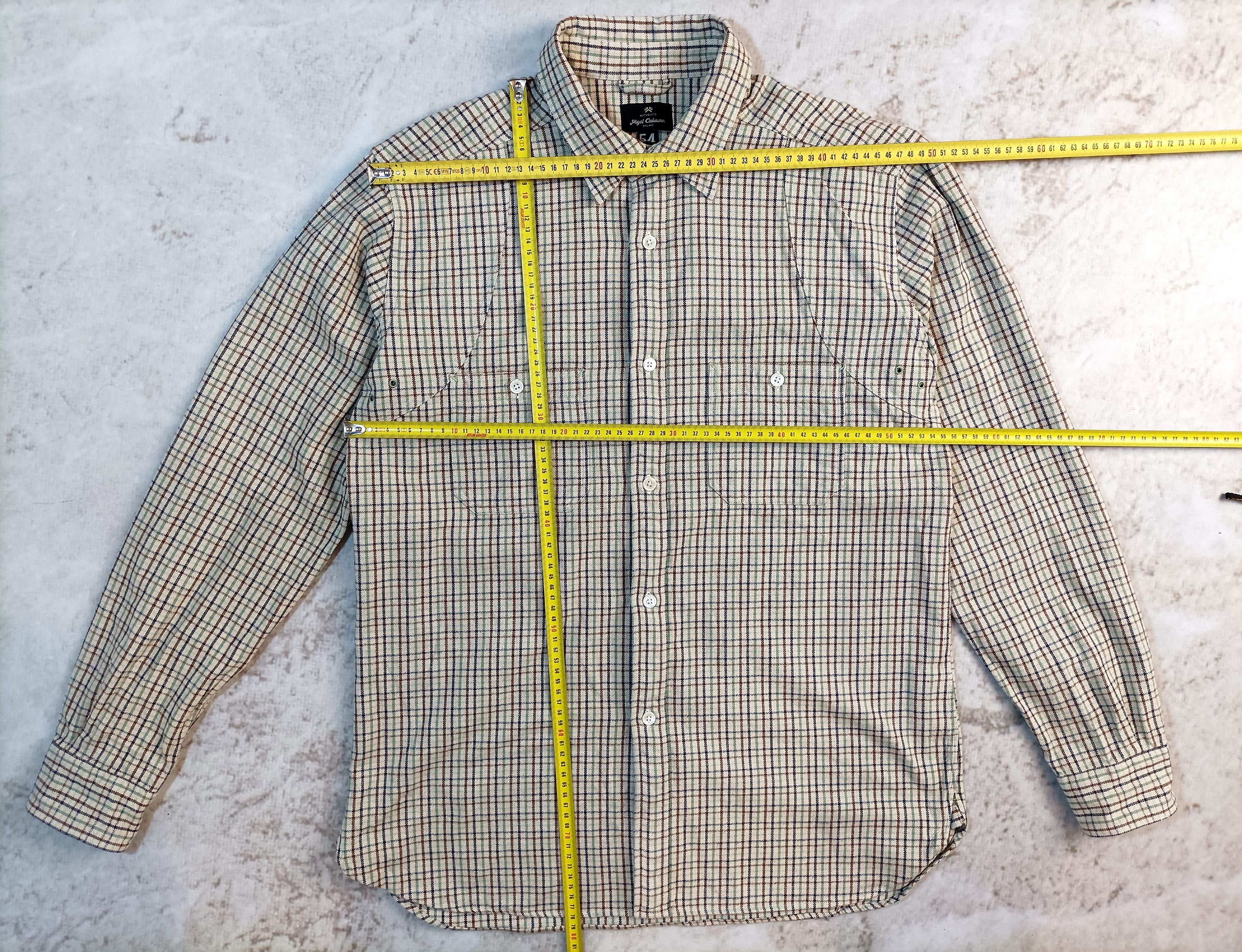 Nigel Cabourn Authentic Nigel Cabourn England Cotton Shirt Mens Size 54 Size US L / EU 52-54 / 3 - 2 Thumbnail