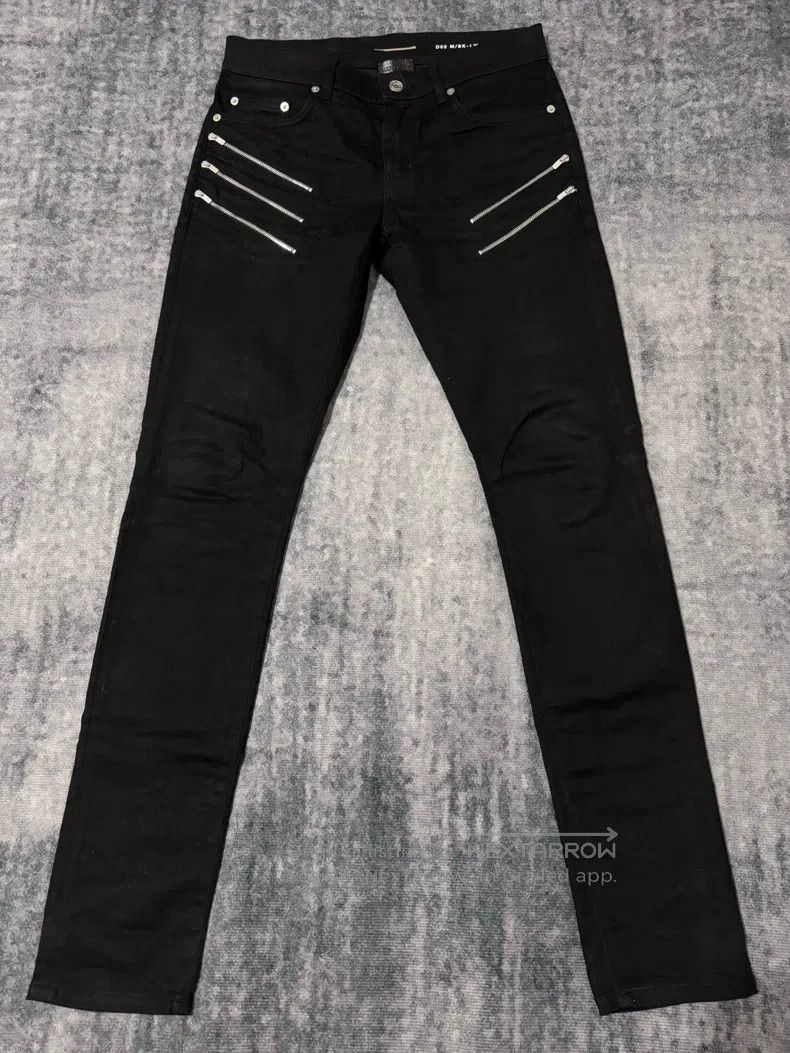 Saint Laurent Paris Saint Laurent Paris Black basic five-zip denim jeans Size US 29 - 1 Thumbnail