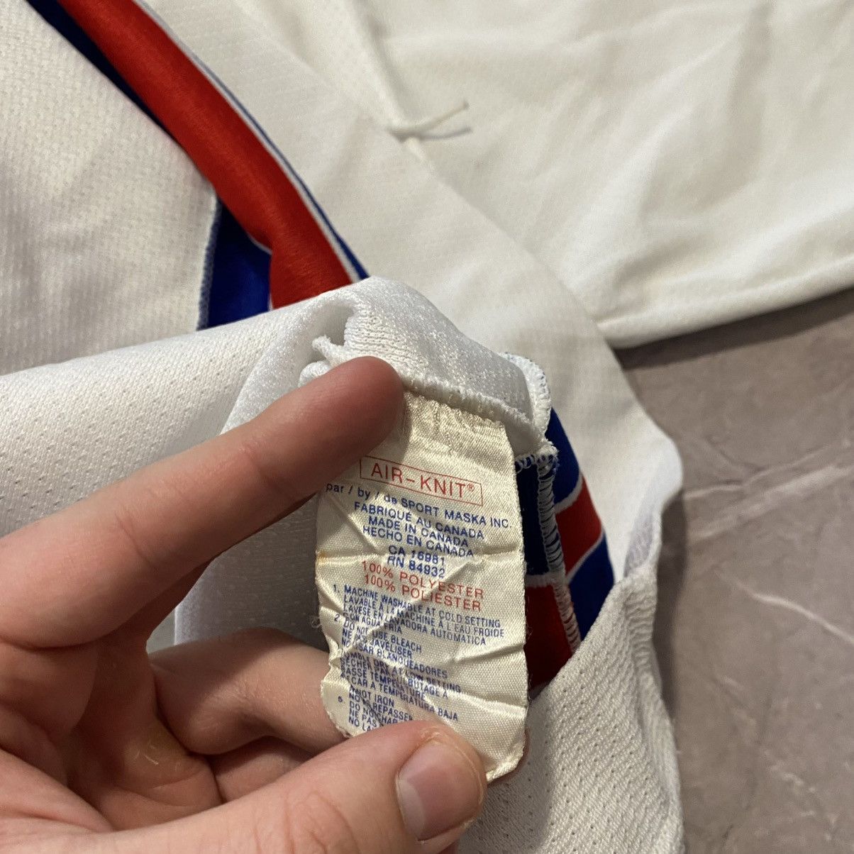 NHL × Vintage VINTAGE NEW YORK YANKEES RANGERS NHL HOCKEY JERSEY CCM 90s Size US XL / EU 56 / 4 - 13 Thumbnail