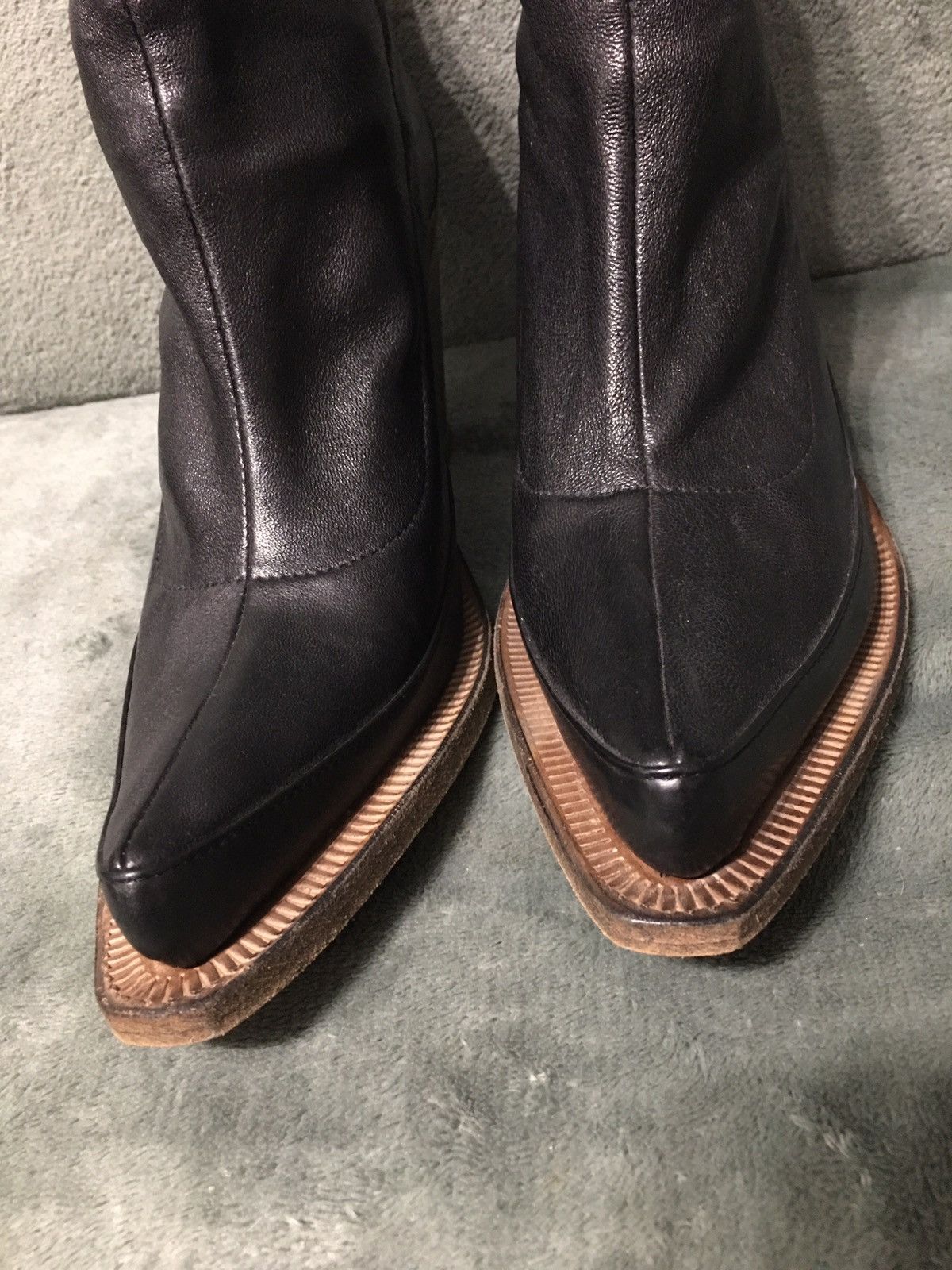 Jean Paul Gaultier Jean Paul Gaultier Soft Leather Designer Boots EU 37 Size US 7 / IT 37 - 4 Thumbnail