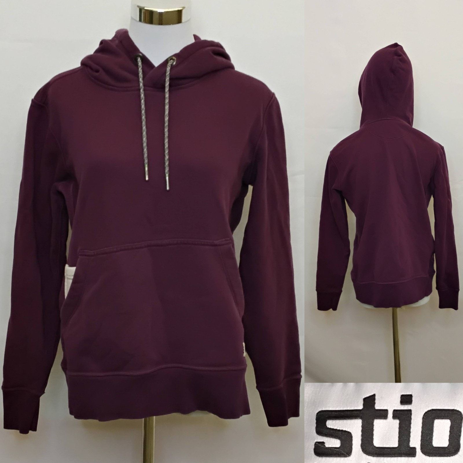 Stio Stio Hoodie Women's M Maroon Pullover Sweatshirt Size M / US 6-8 / IT 42-44 - 1 Thumbnail