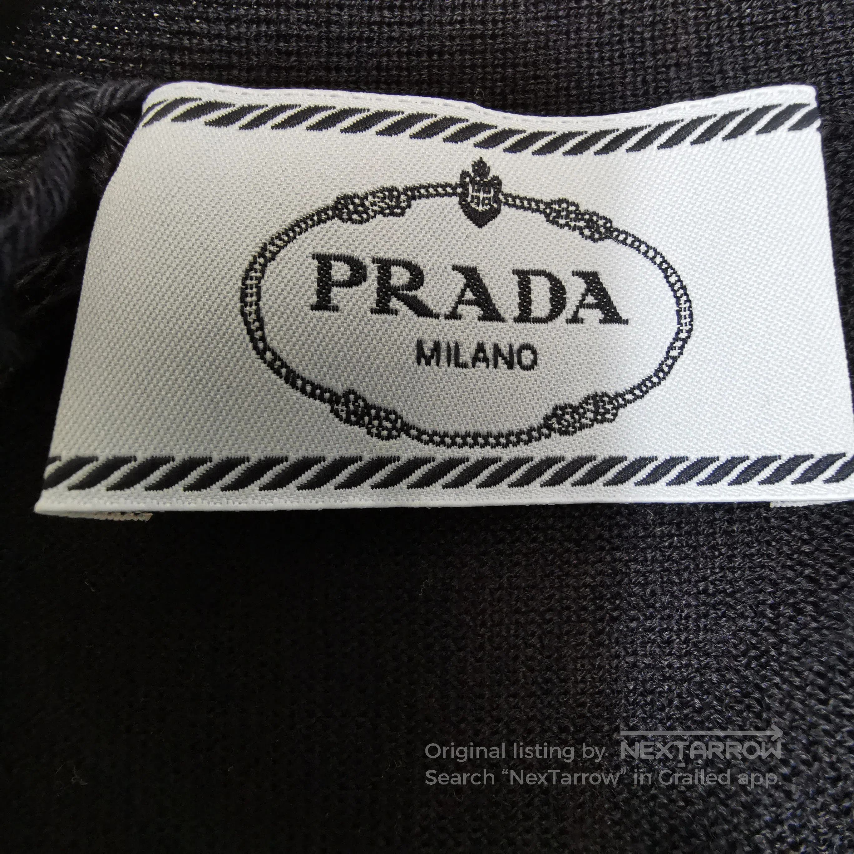 Prada Prada Black Wool V. Size S / US 4 / IT 40 - 4 Thumbnail